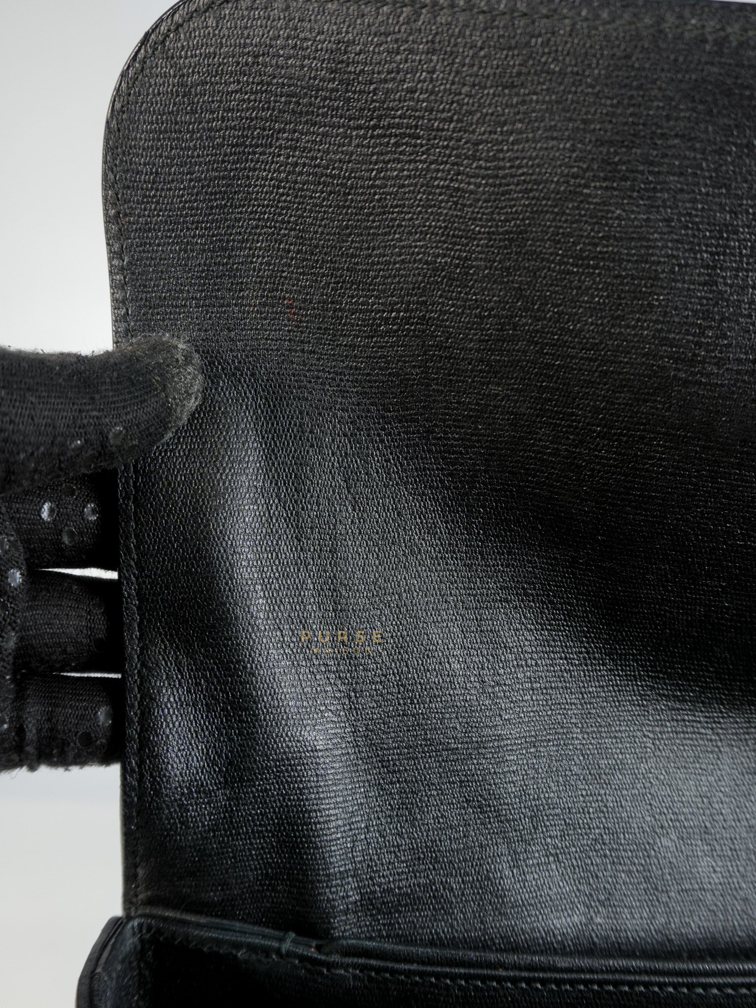 Chyc Flap Black Medium Crossbody Bag | Purse Maison Luxury Bags Shop