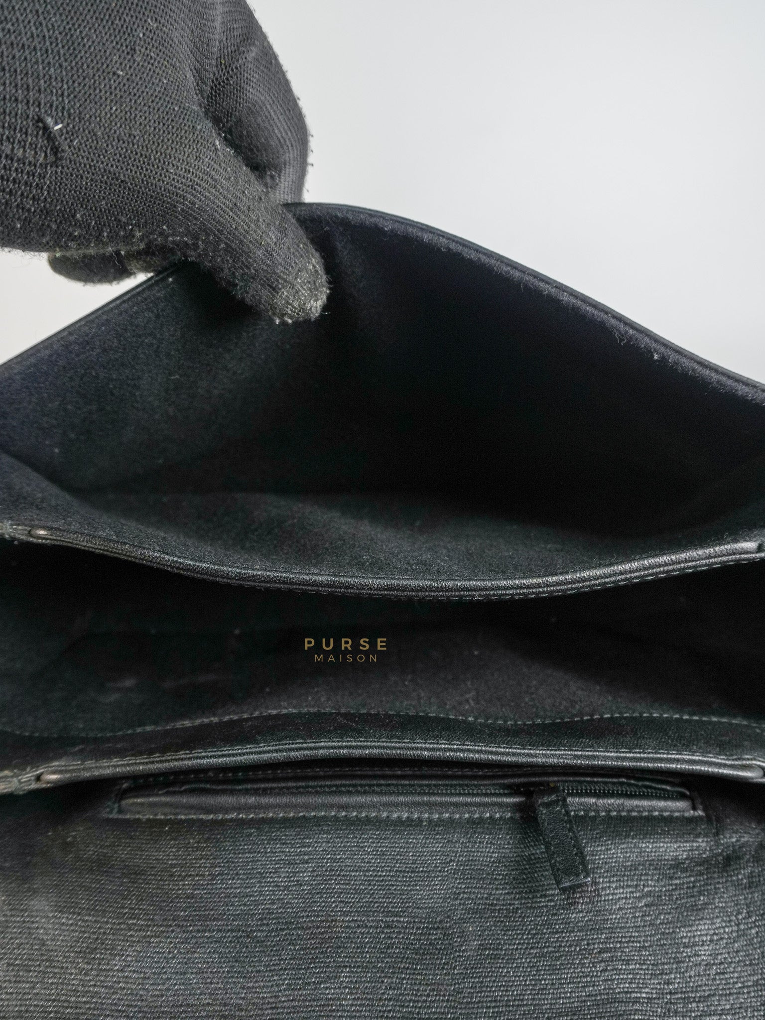 Chyc Flap Black Medium Crossbody Bag | Purse Maison Luxury Bags Shop