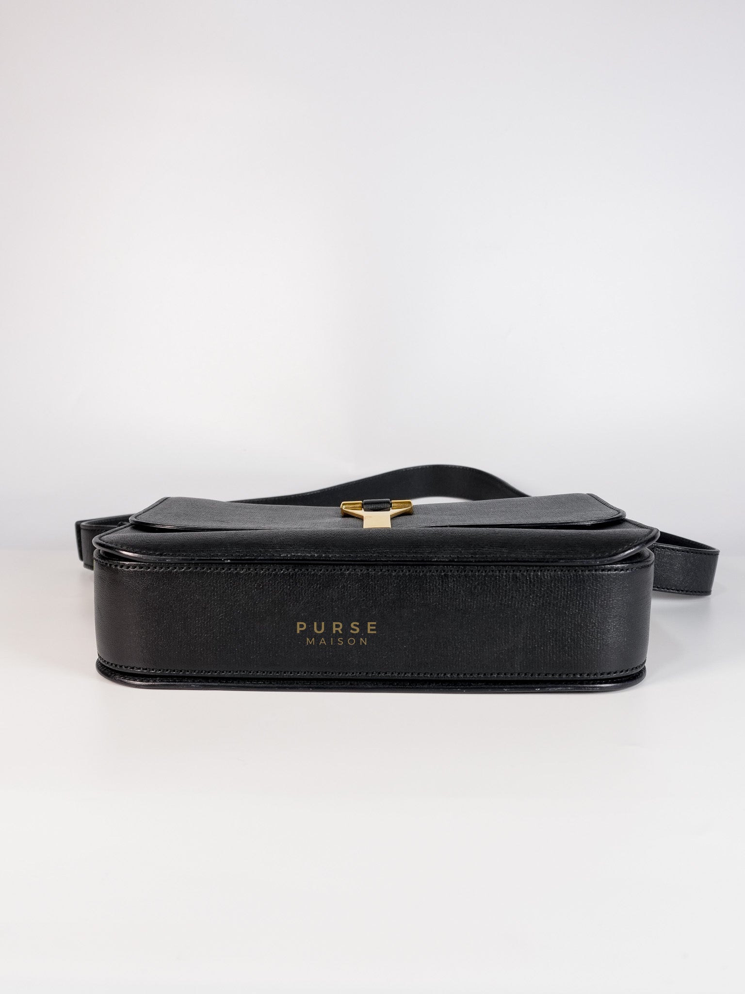 Chyc Flap Black Medium Crossbody Bag | Purse Maison Luxury Bags Shop