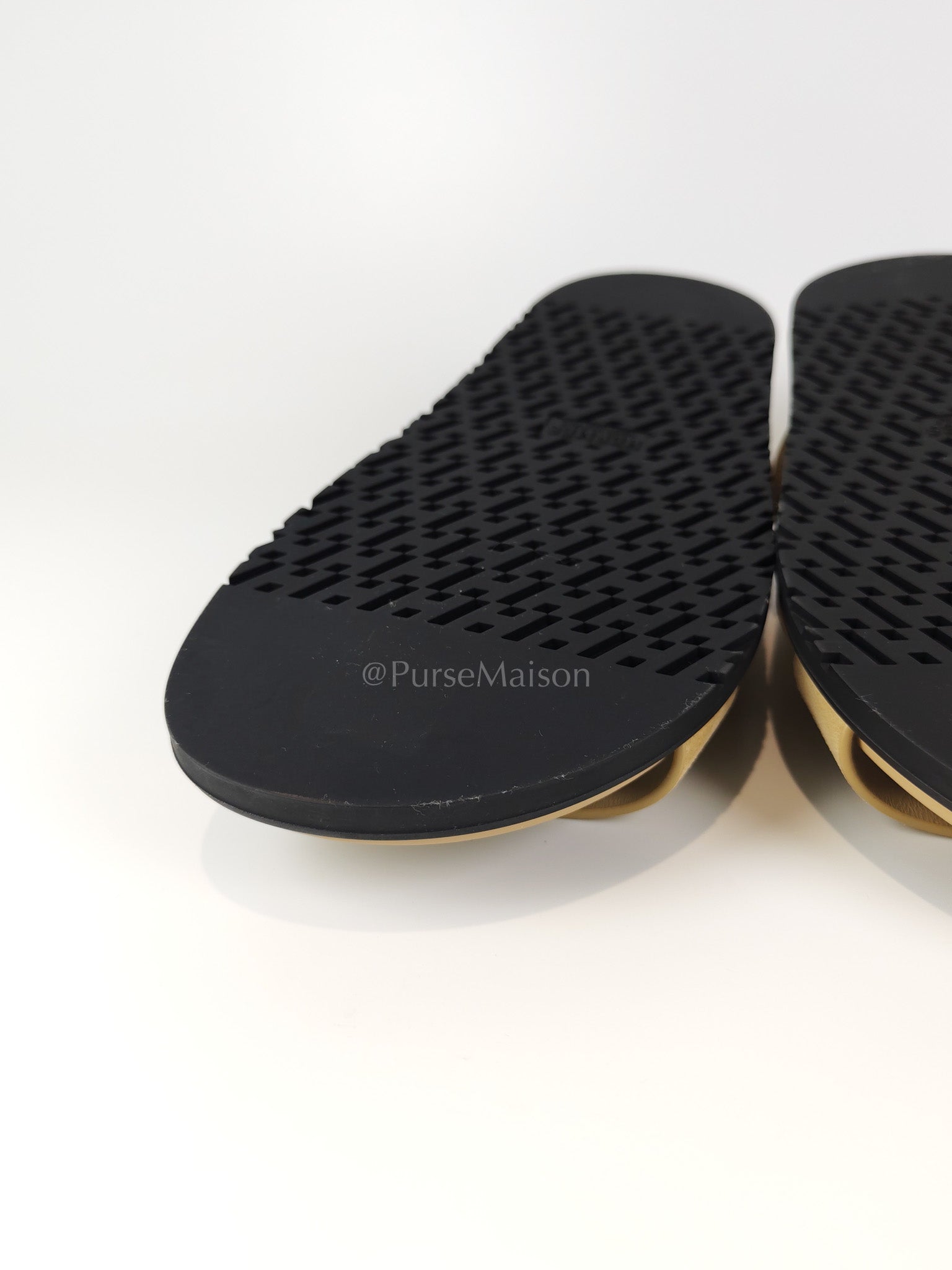 Chypre Beige Suede Leather Sandals Size 37 EU(24.5 cm) | Purse Maison Luxury Bags Shop