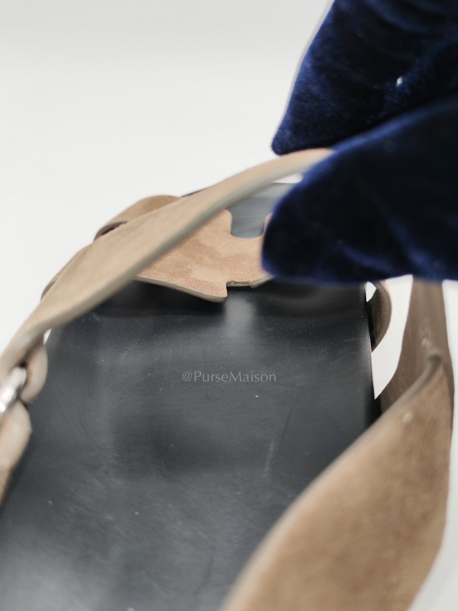 Chypre in Brown Suede Leather Sandals Size 41 EU (26cm) | Purse Maison Luxury Bags Shop