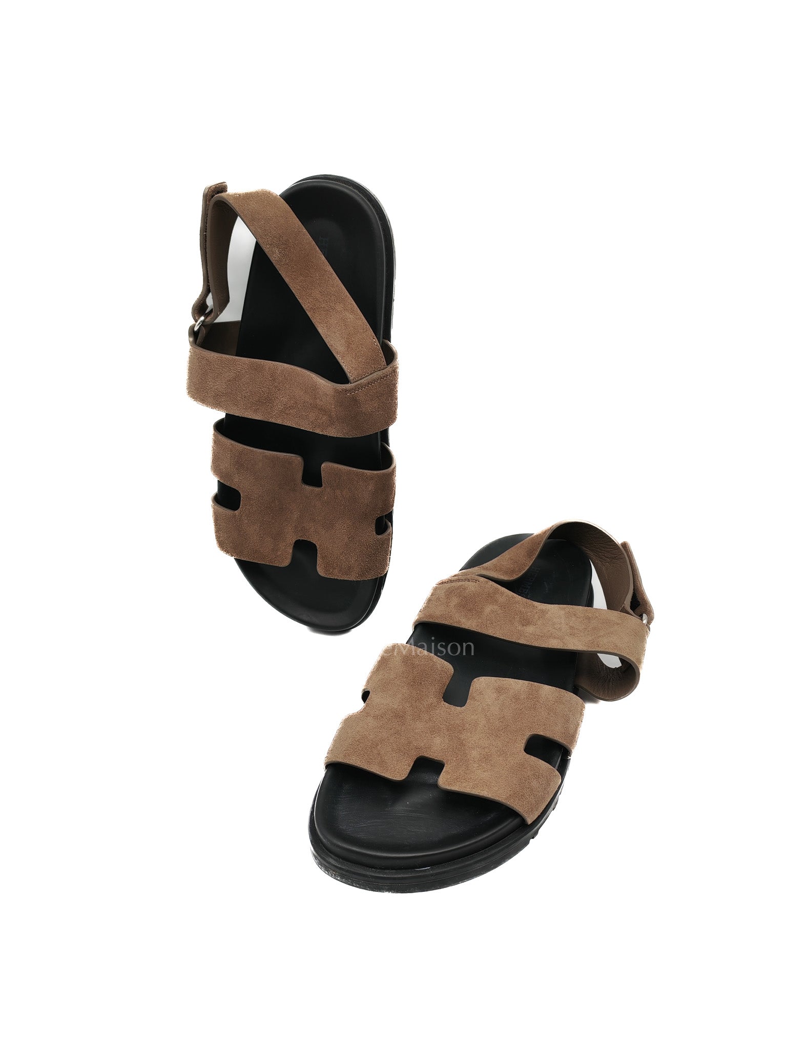 Chypre in Brown Suede Leather Sandals Size 41 EU (26cm) | Purse Maison Luxury Bags Shop