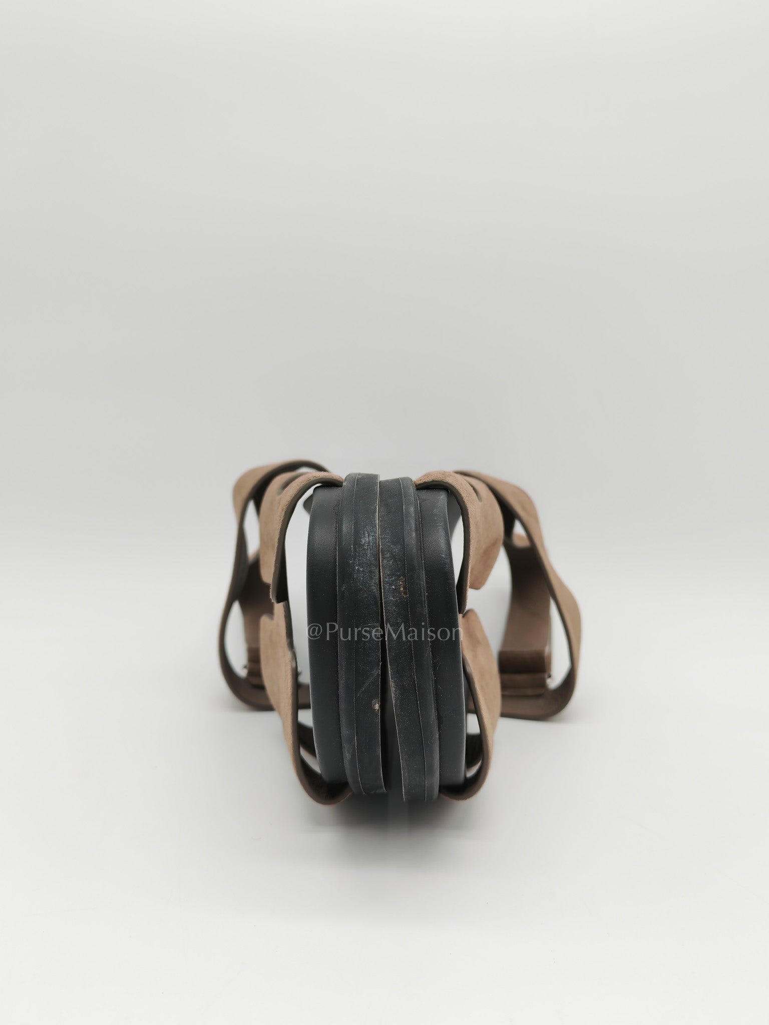 Chypre in Brown Suede Leather Sandals Size 41 EU (26cm) | Purse Maison Luxury Bags Shop