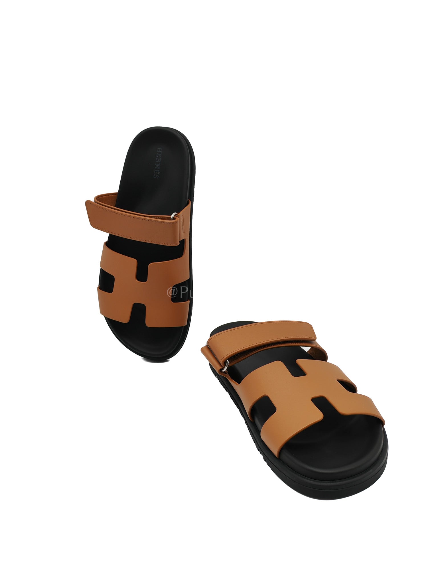 Chypre in Natural/Tan Swift Leather Sandals Size 38.5EU (25.5cm) | Purse Maison Luxury Bags Shop