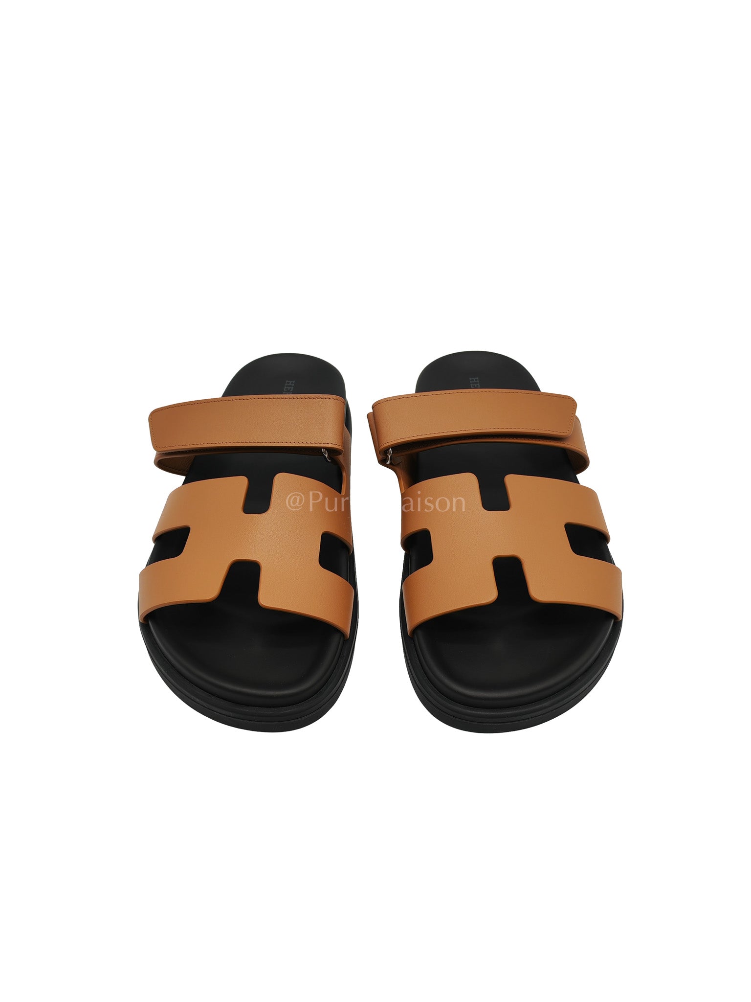 Chypre in Natural/Tan Swift Leather Sandals Size 38.5EU (25.5cm) | Purse Maison Luxury Bags Shop