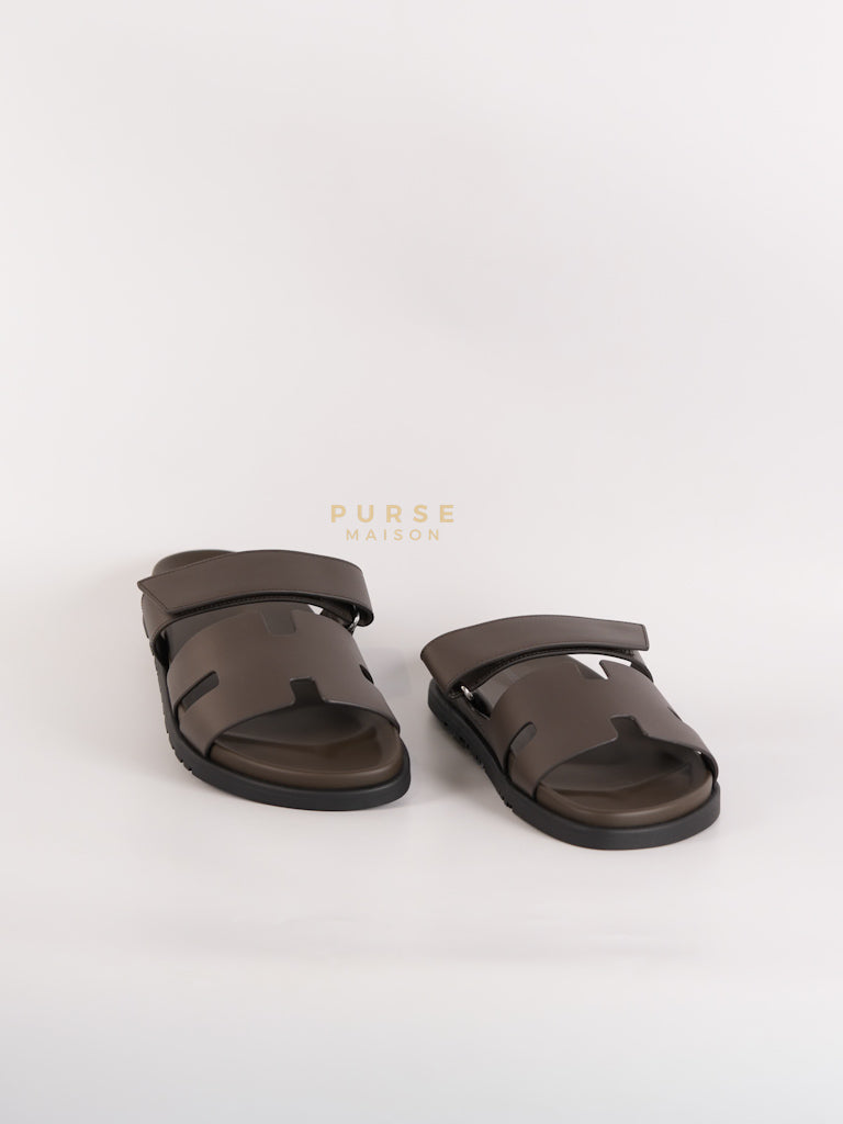 Chypre Men Techno Sandals in Brown Size 42 EU (27cm) | Purse Maison Luxury Bags Shop