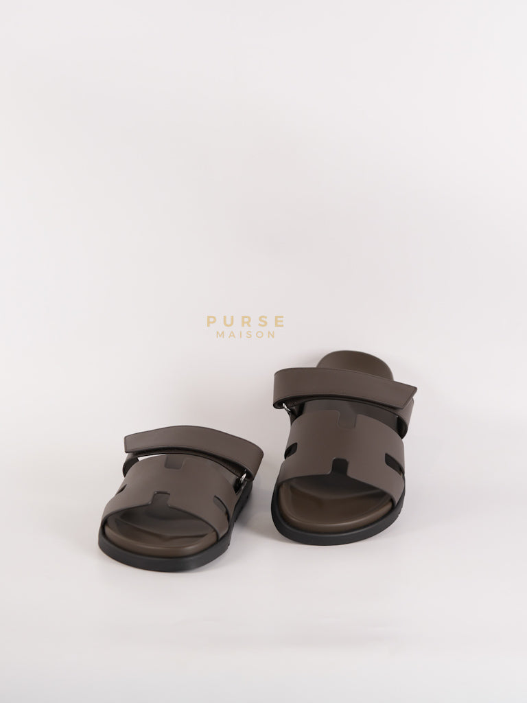 Chypre Men Techno Sandals in Brown Size 42 EU (27cm) | Purse Maison Luxury Bags Shop