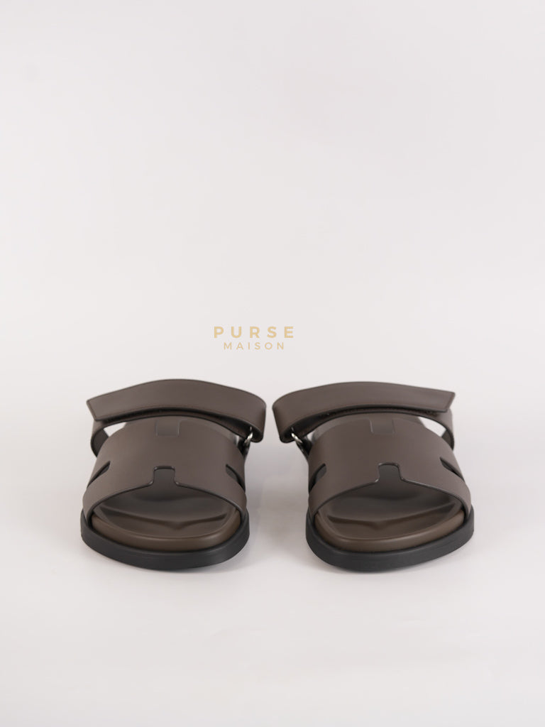 Chypre Men Techno Sandals in Brown Size 42 EU (27cm) | Purse Maison Luxury Bags Shop
