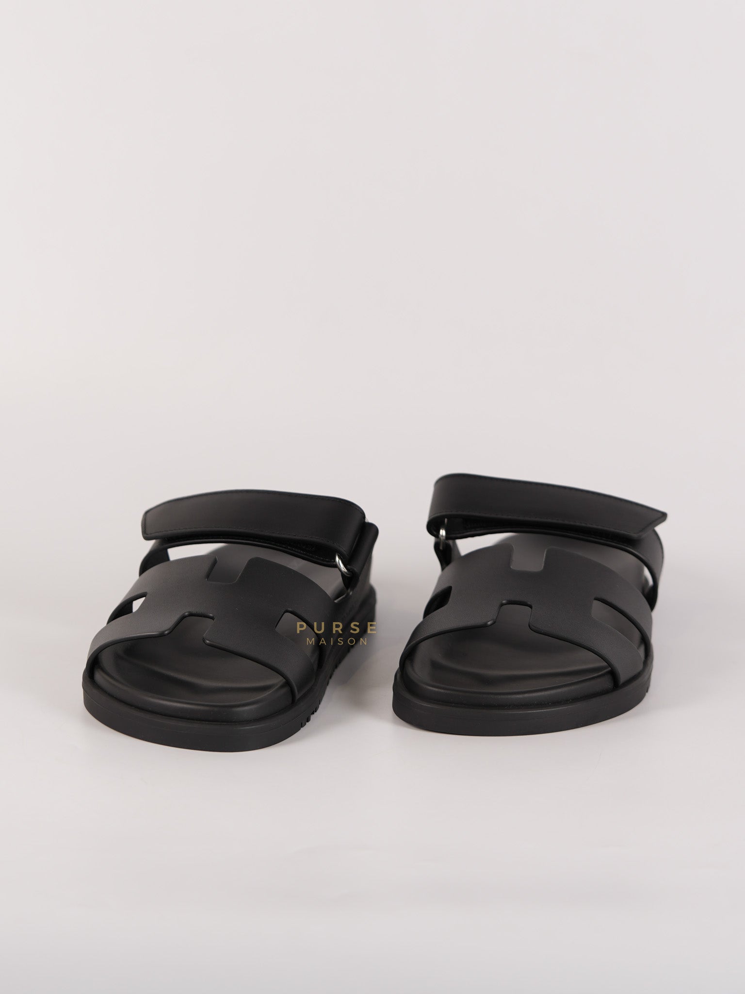 Chypre Sandals in Black Size 36 EU (22.5cm) | Purse Maison Luxury Bags Shop