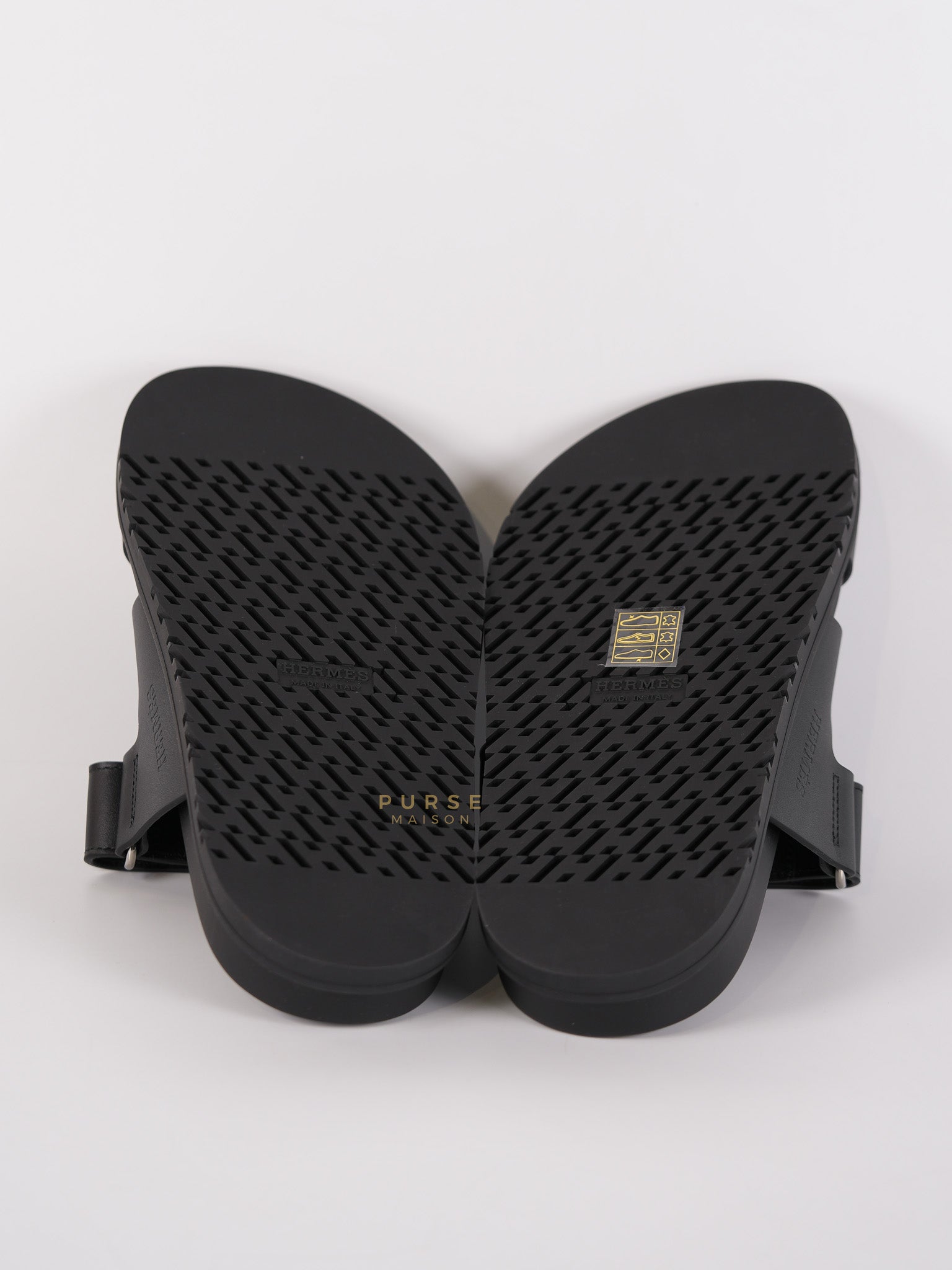 Chypre Sandals in Black Size 36 EU (22.5cm) | Purse Maison Luxury Bags Shop