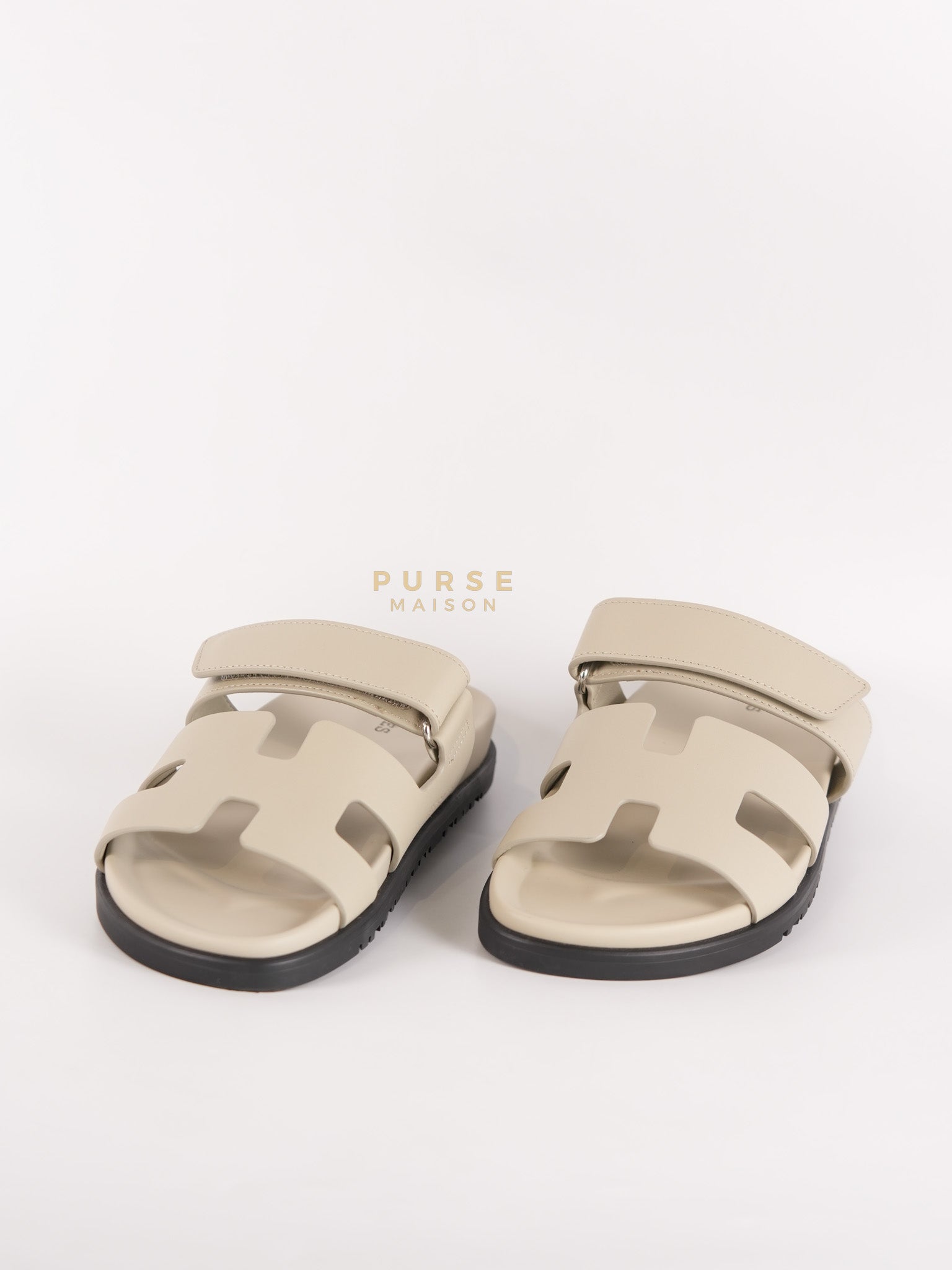 Chypre Sandals in Femme Beige Esquisse Size 38 EU(24cm) | Purse Maison Luxury Bags Shop