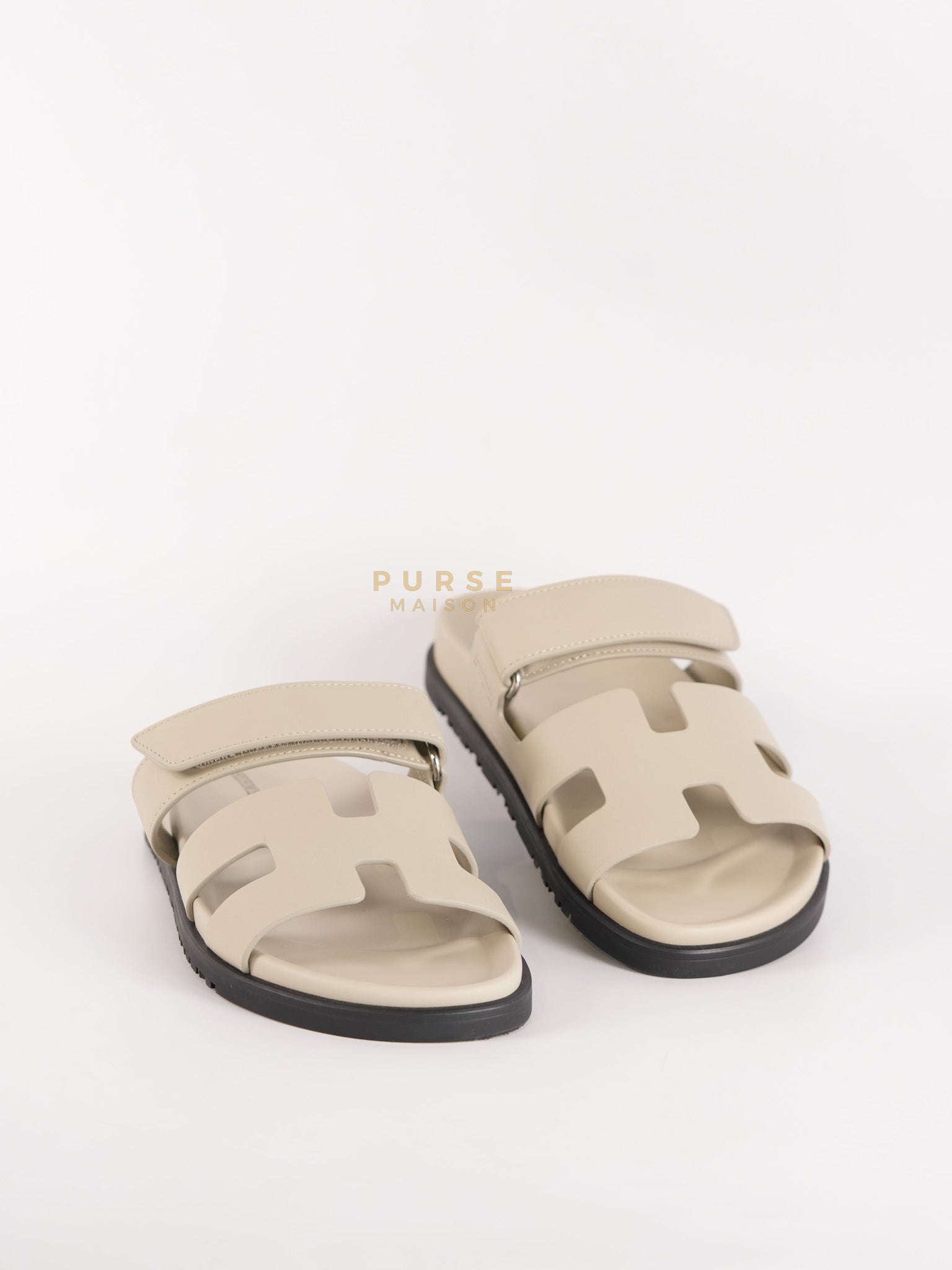 Chypre Sandals in Femme Beige Esquisse Size 38 EU(24cm) | Purse Maison Luxury Bags Shop