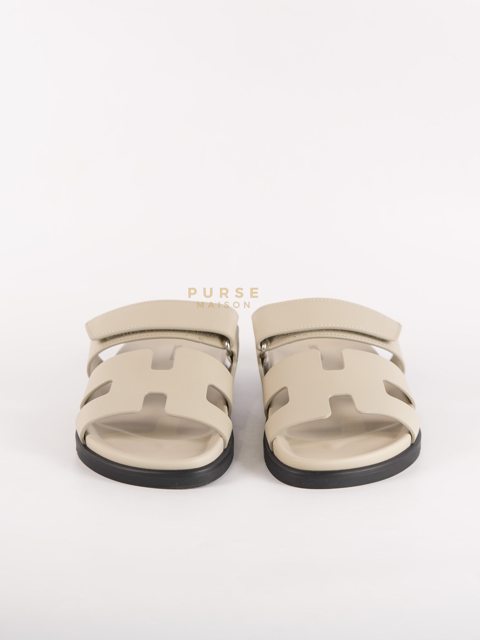 Chypre Sandals in Femme Beige Esquisse Size 38 EU(24cm) | Purse Maison Luxury Bags Shop