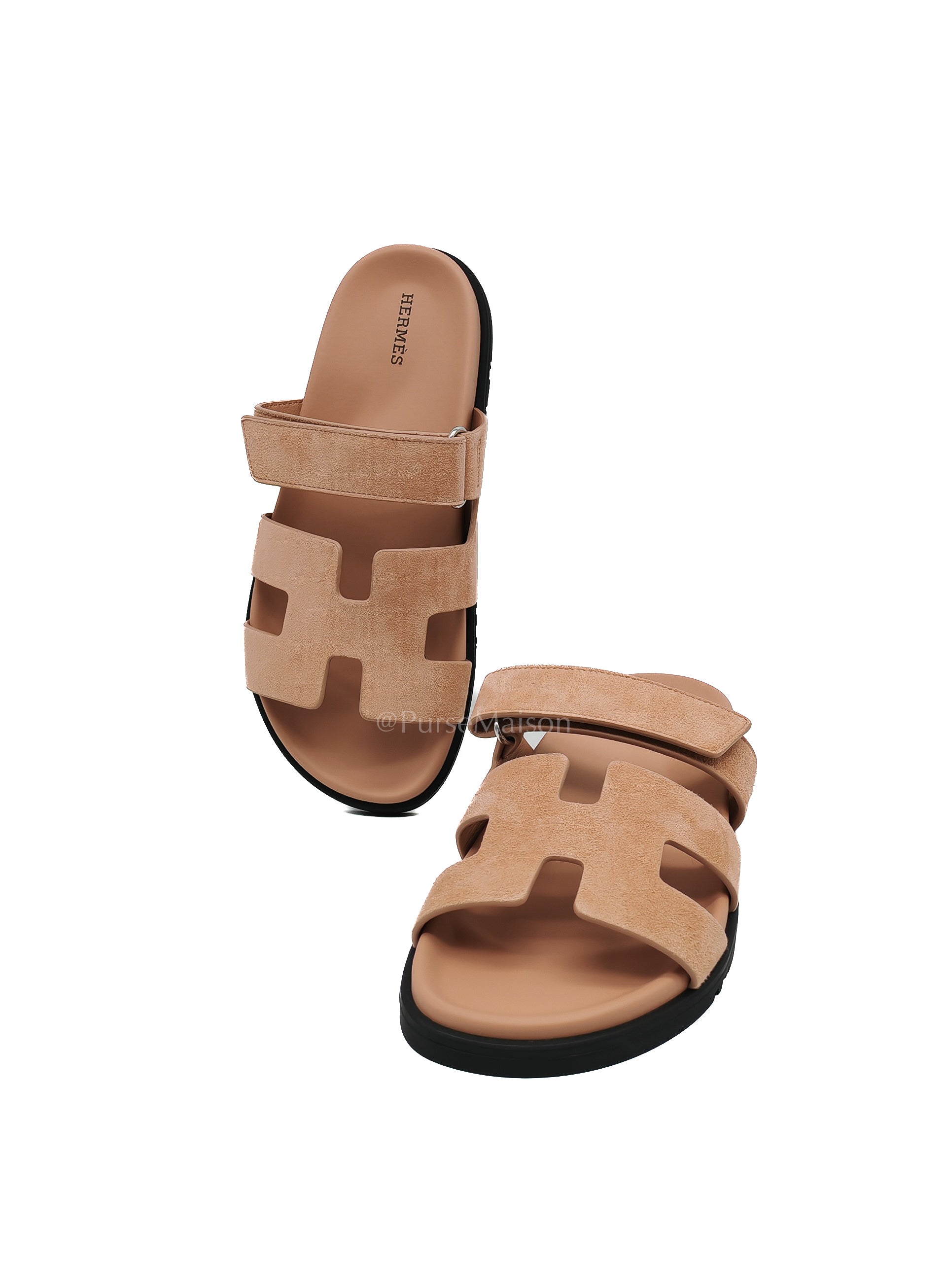 Chypre Sandals in Nude Rose Size 38 (24cm) | Purse Maison Luxury Bags Shop