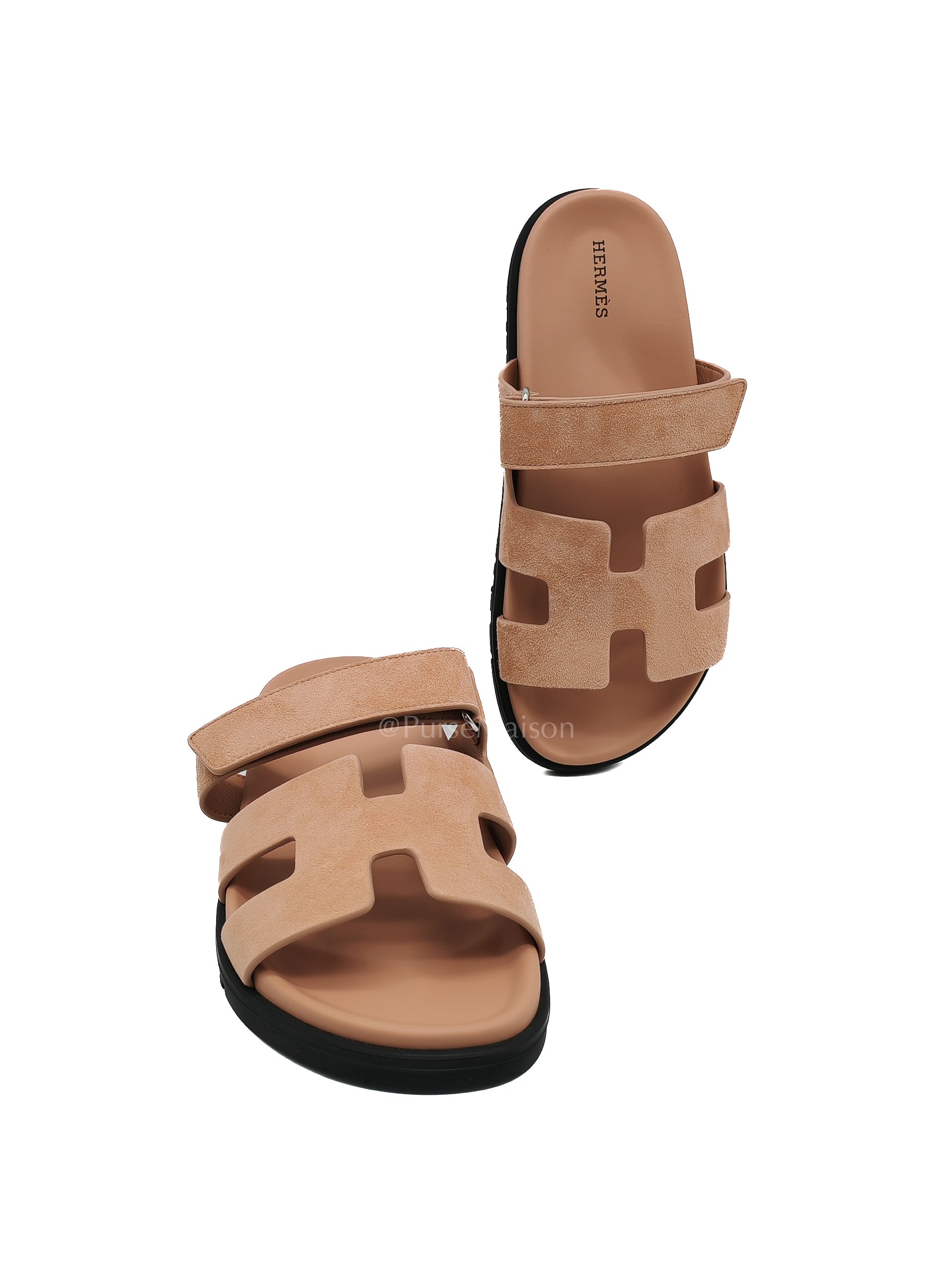 Chypre Sandals in Nude Rose Size 38 (24cm) | Purse Maison Luxury Bags Shop