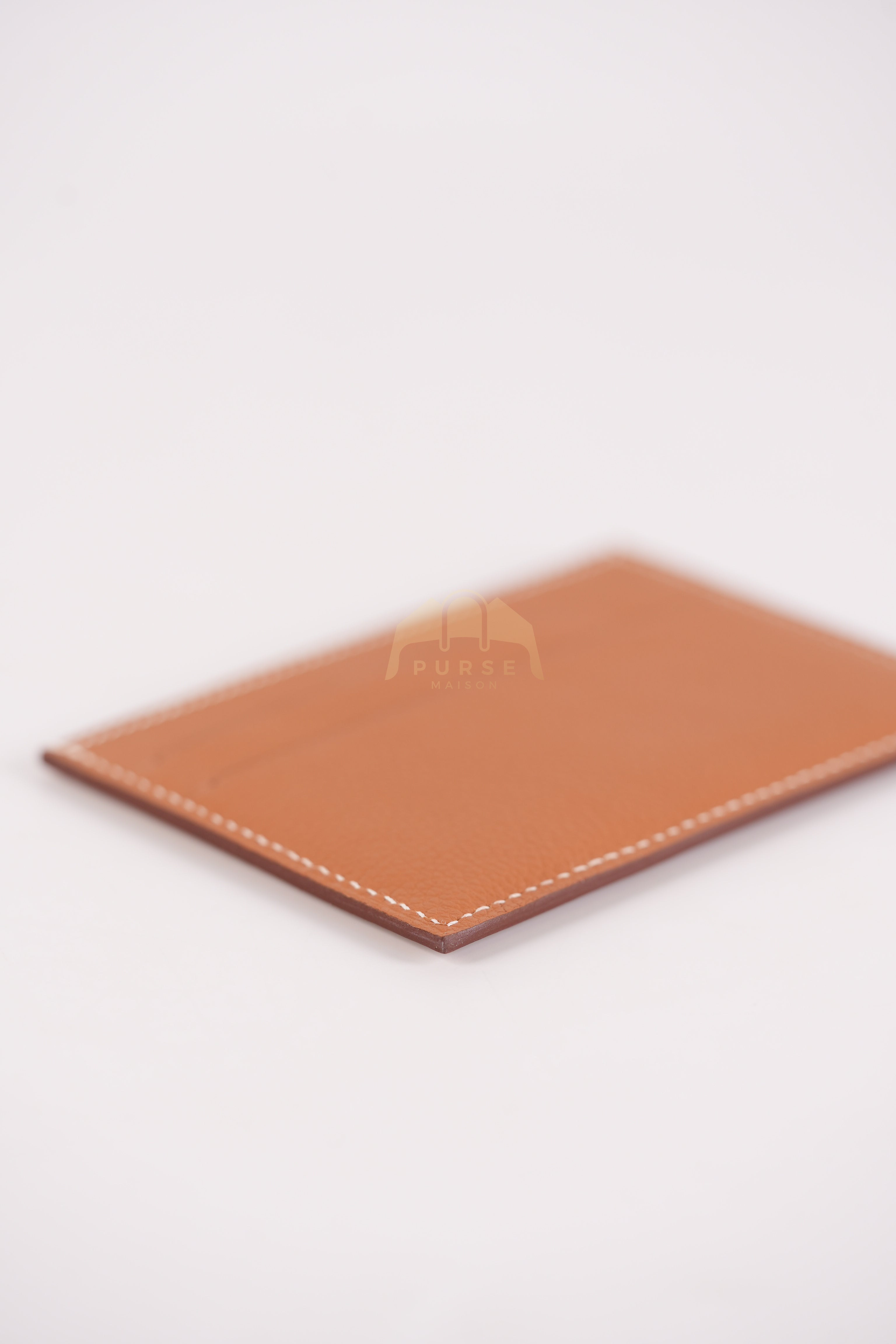 Citizen Twill Card Hold in Gold Evercolor Leather Stamp W (2024) | Purse Maison Luxury Bags Shop