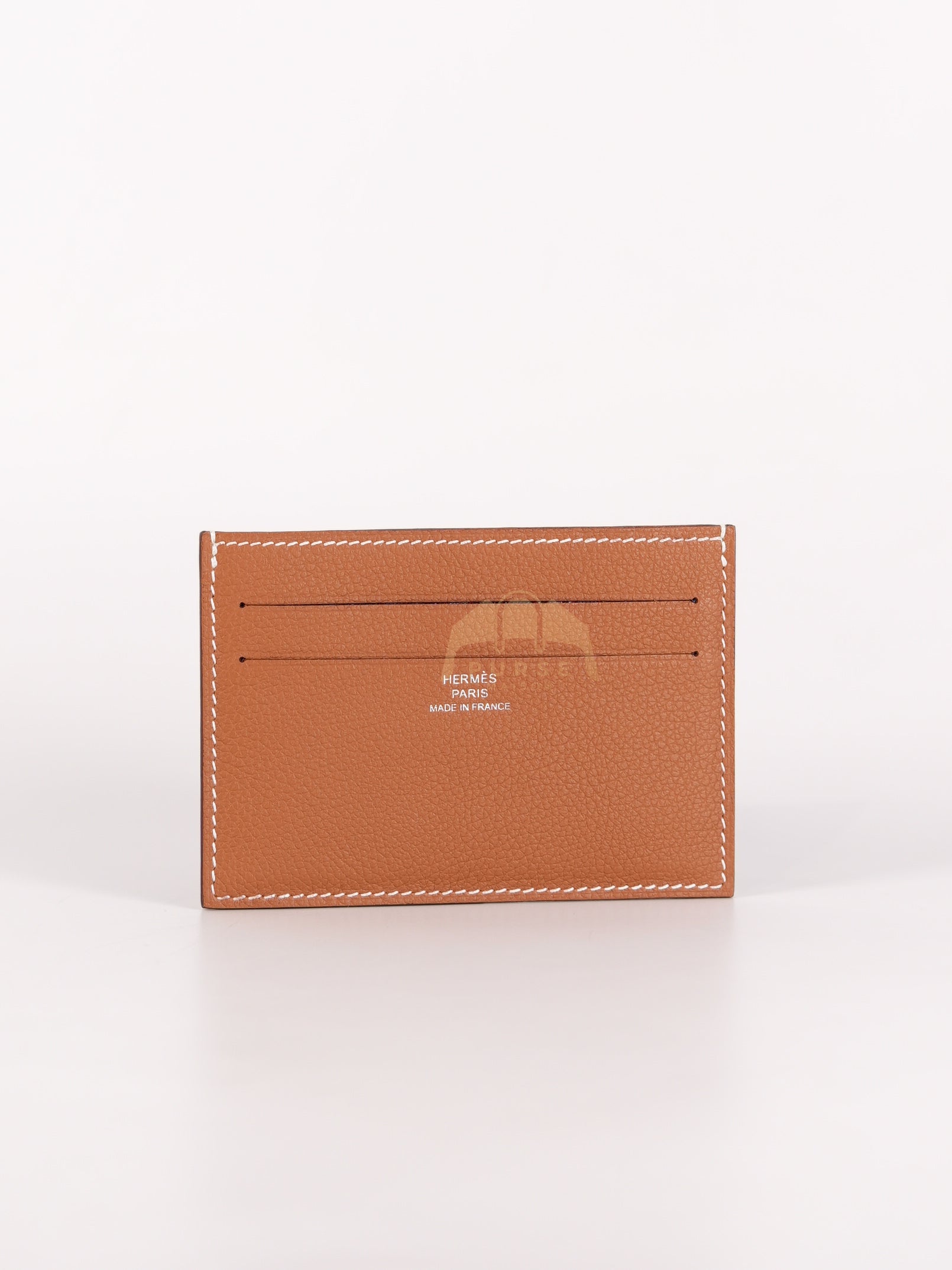 Citizen Twill Card Hold in Gold Evercolor Leather Stamp W (2024) | Purse Maison Luxury Bags Shop