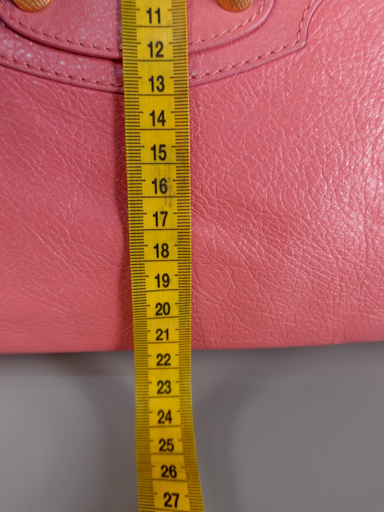 City Bag in Rose Hortensia Lambskin Leather Gold Hardware | Purse Maison Luxury Bags Shop