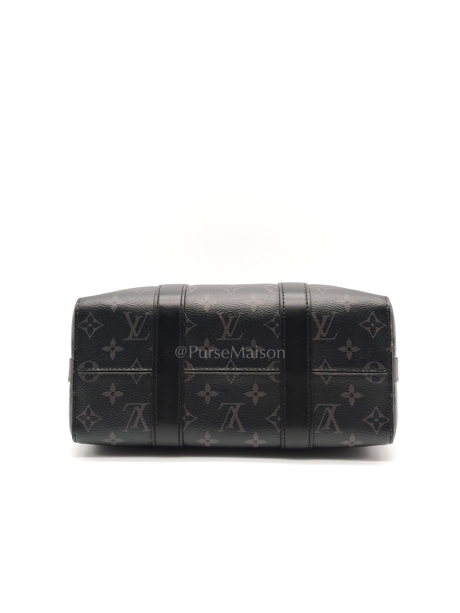 City Keepall Shoulder Bag in Monogram Eclipse Canvas (Microchip) | Purse Maison Luxury Bags Shop