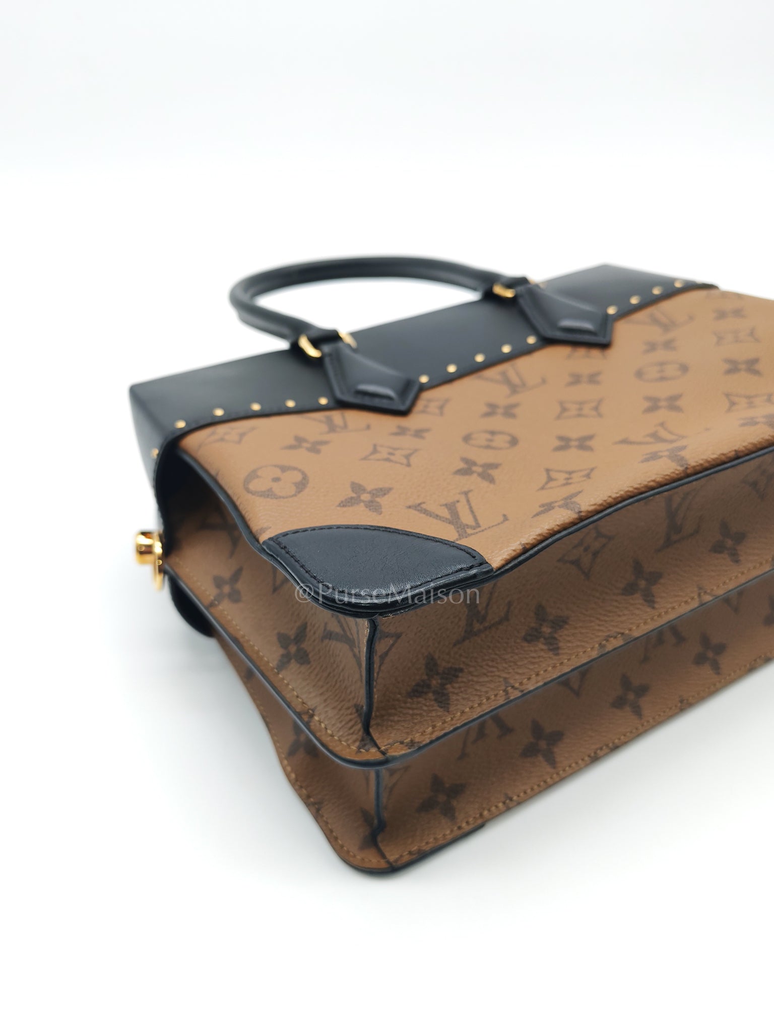 City Malle MM Monogram Reverse Canvas (Date code: BA0128) | Purse Maison Luxury Bags Shop