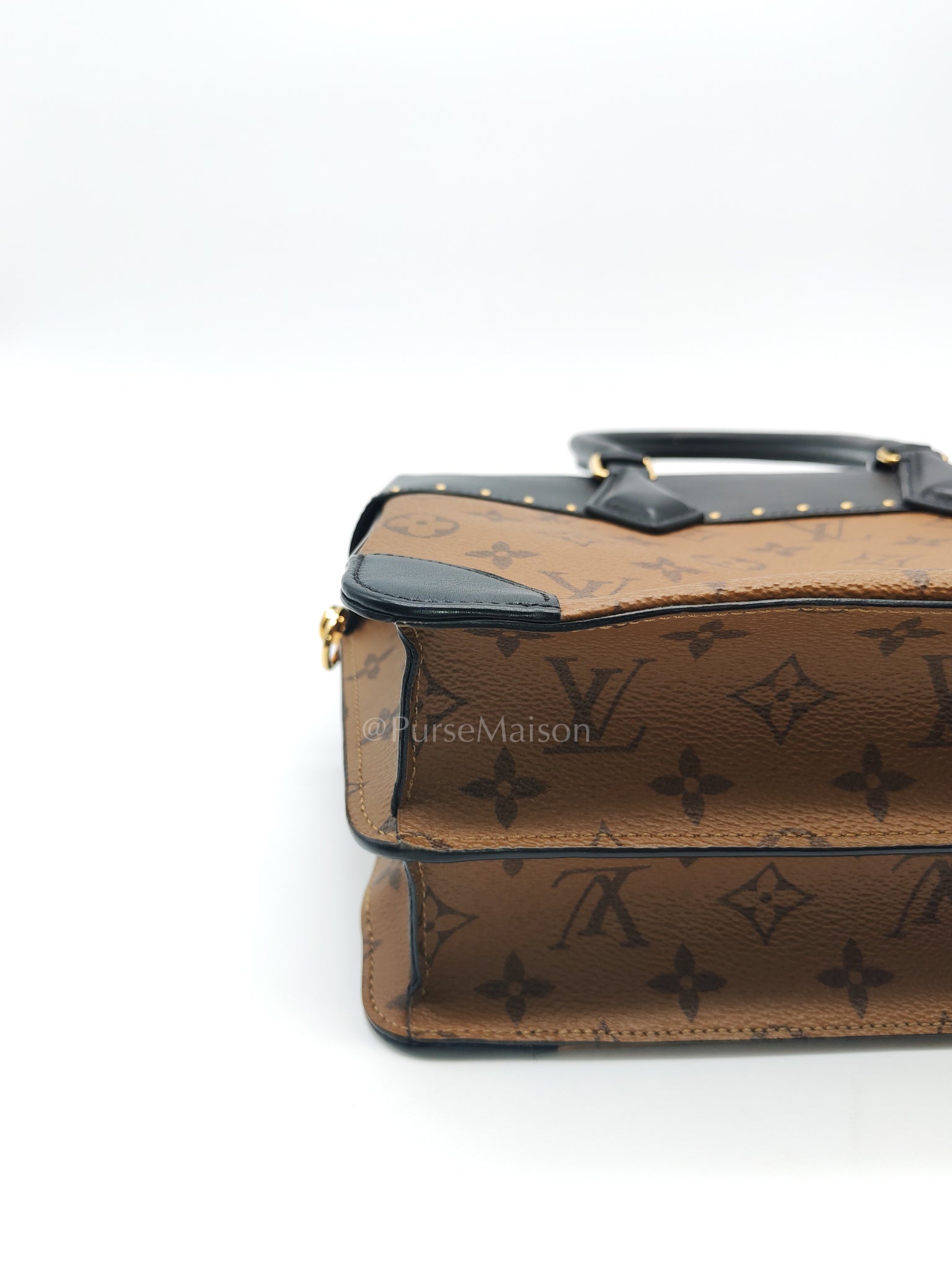 City Malle MM Monogram Reverse Canvas (Date code: BA0128) | Purse Maison Luxury Bags Shop