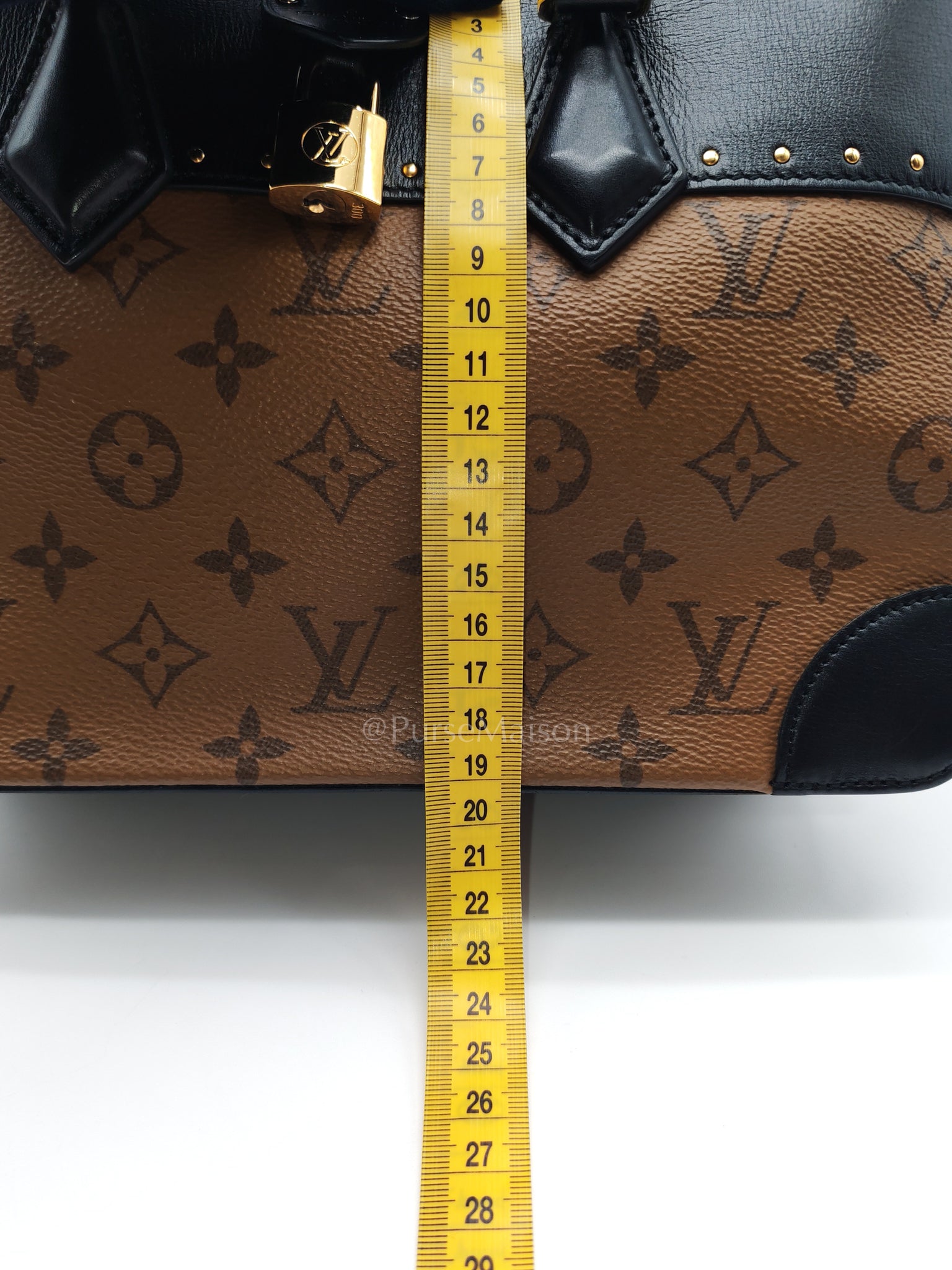 City Malle MM Monogram Reverse Canvas (Date code: BA0128) | Purse Maison Luxury Bags Shop