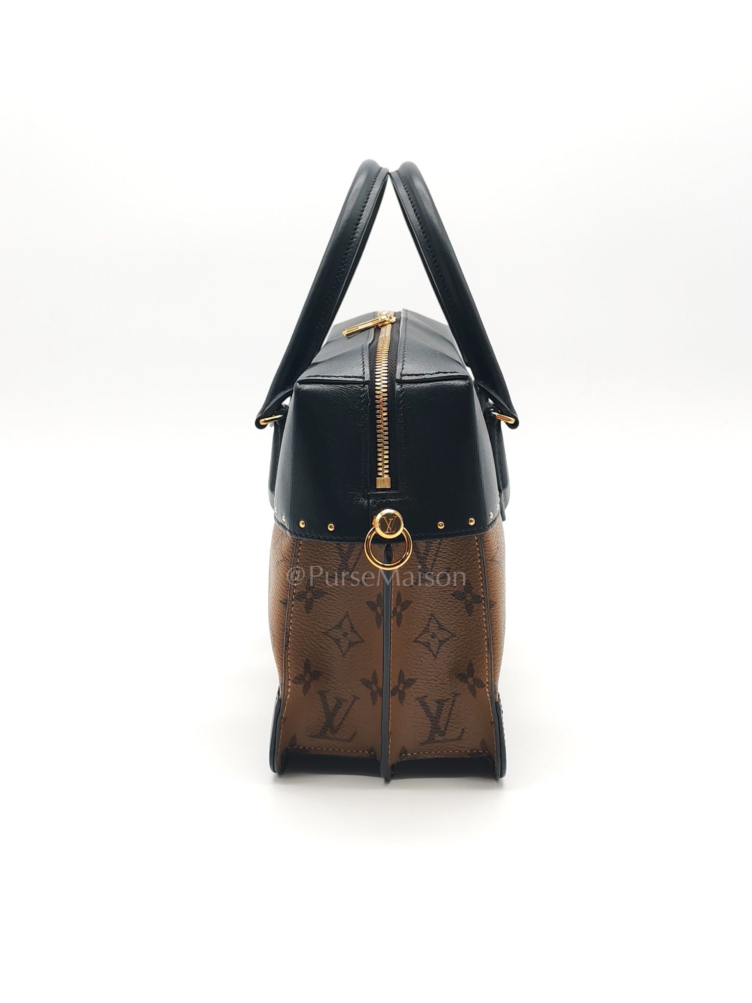 City Malle MM Monogram Reverse Canvas (Date code: BA0128) | Purse Maison Luxury Bags Shop