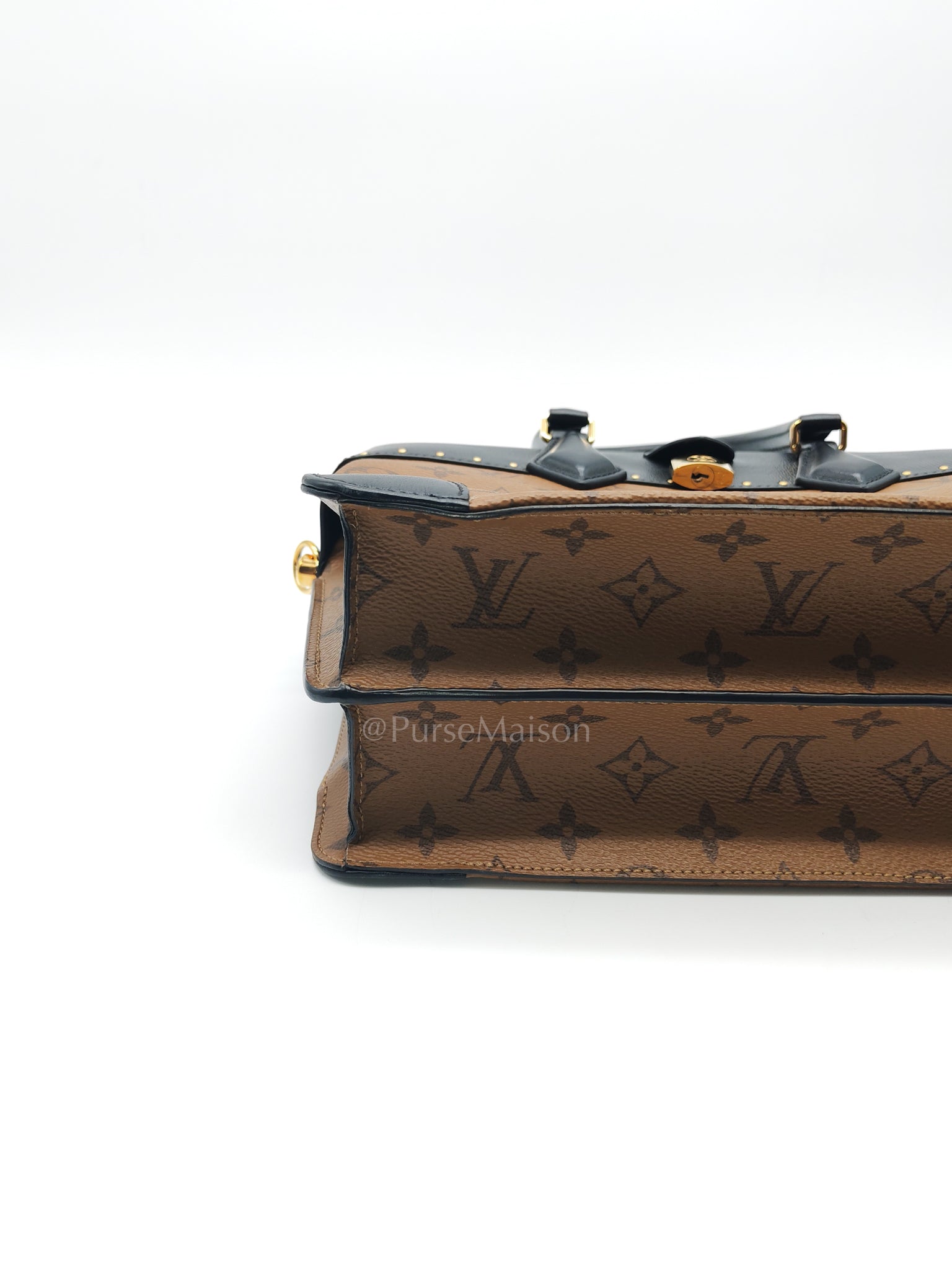 City Malle MM Monogram Reverse Canvas (Date code: BA0128) | Purse Maison Luxury Bags Shop