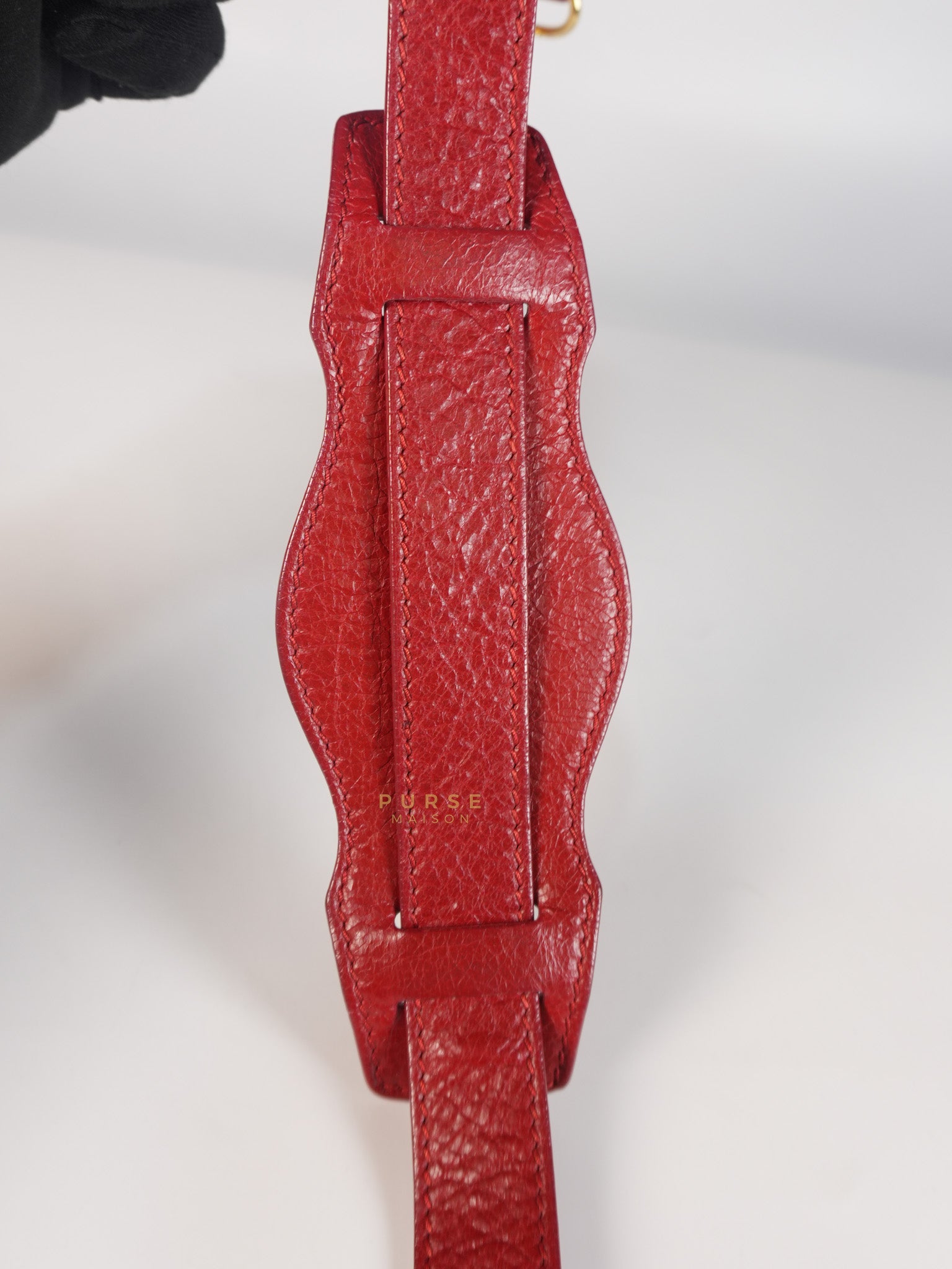 City Metallic Medium in Rogue (Red) Lambskin Leather | Purse Maison Luxury Bags Shop