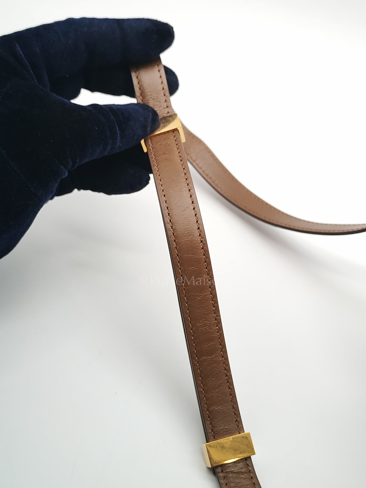 Classic Box in Brown Smooth Calfskin Leather Shoulder Bag | Purse Maison Luxury Bags Shop