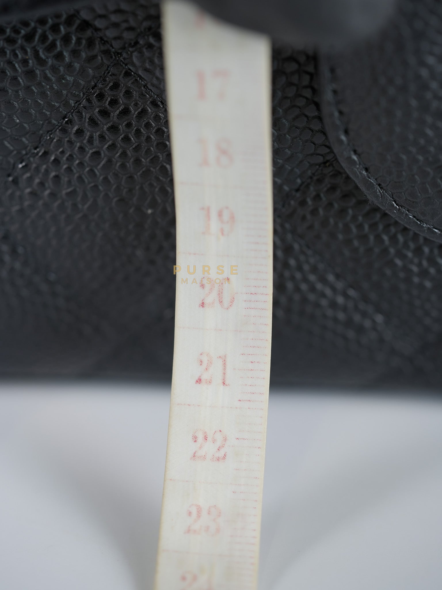 Classic Double Flap Bag Jumbo in Black Quilted Caviar Leather & Silver Hardware Series 17 | Purse Maison Luxury Bags Shop