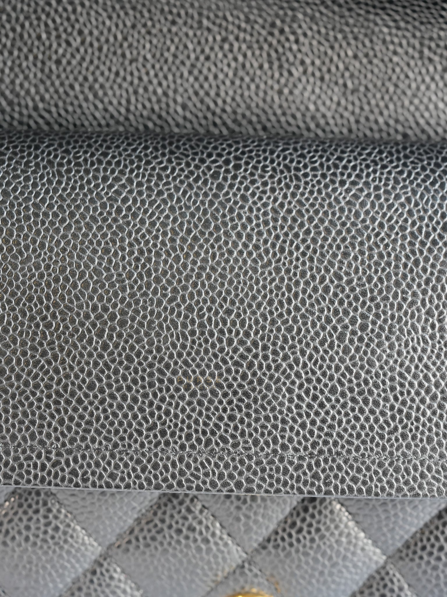 Classic Double Flap in Black Caviar Leather Gold Hardware(Series 13) | Purse Maison Luxury Bags Shop