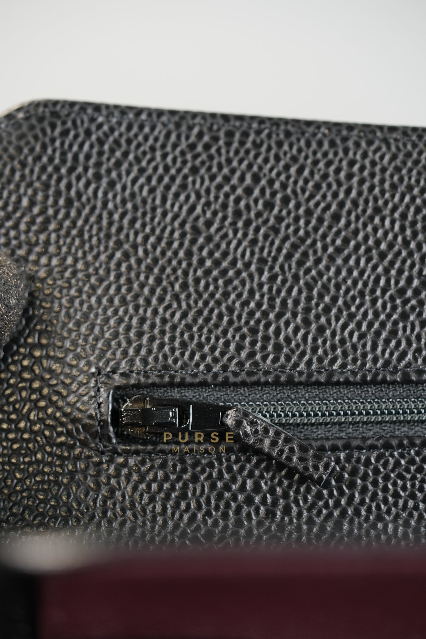 Classic Double Flap in Small Black Caviar Leather & Gold Hardware (Microchip) | Purse Maison Luxury Bags Shop