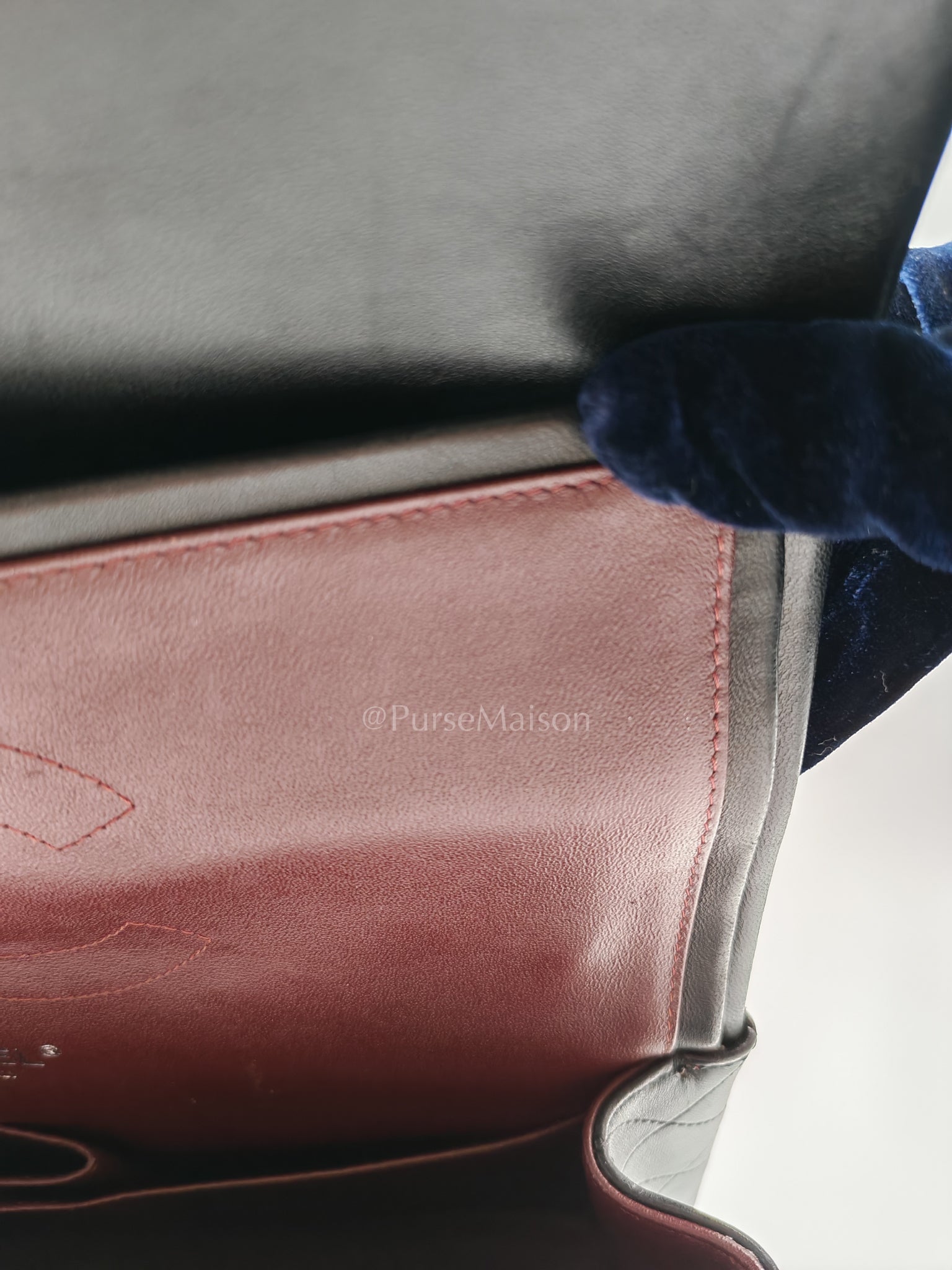 Classic Double Flap Jumbo Black Lambskin Leather in Silver Hardware (Series 15) | Purse Maison Luxury Bags Shop