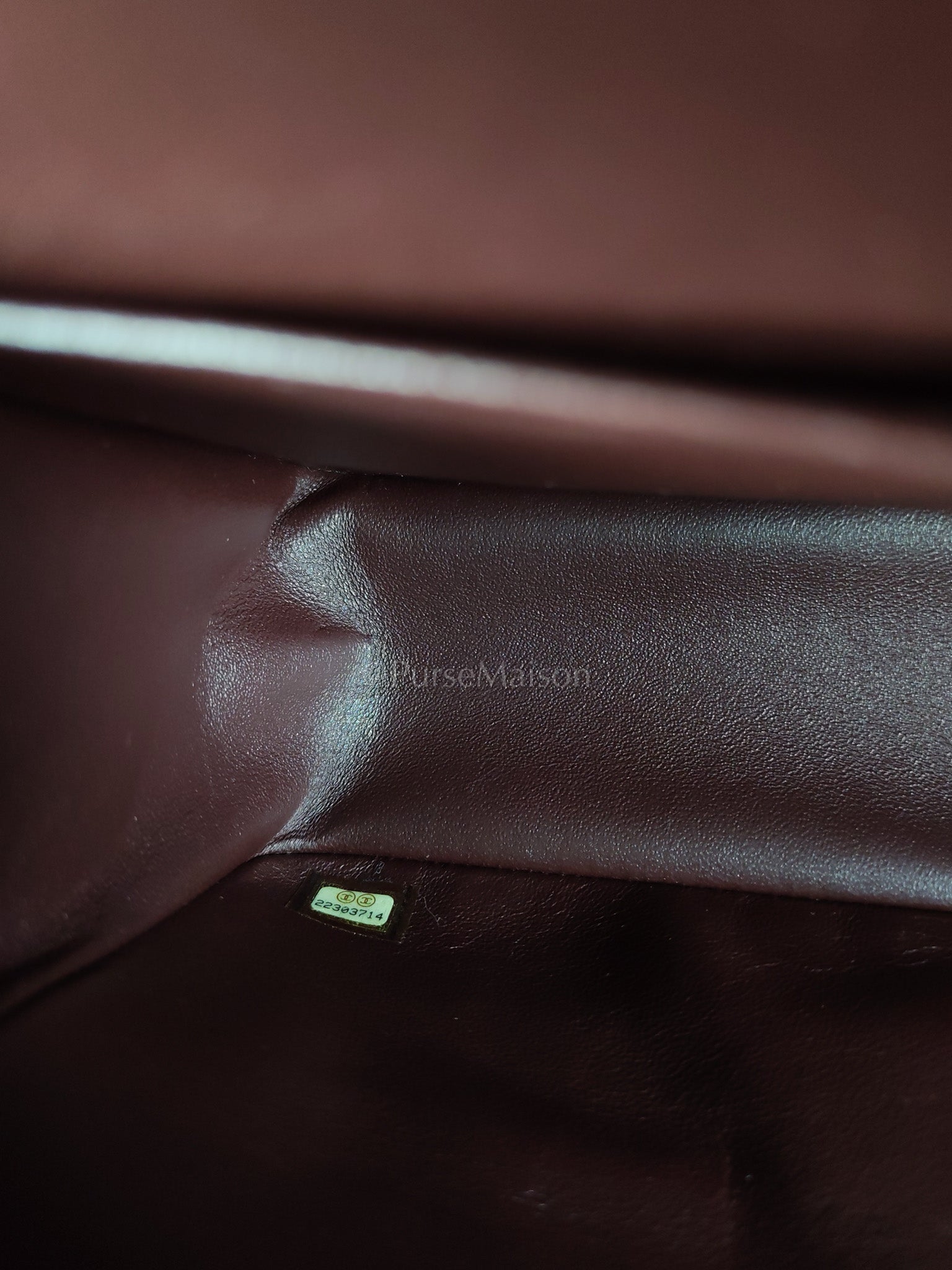 Classic Double Flap Jumbo in Black Caviar Leather and Gold Hardware Series 22 | Purse Maison Luxury Bags Shop