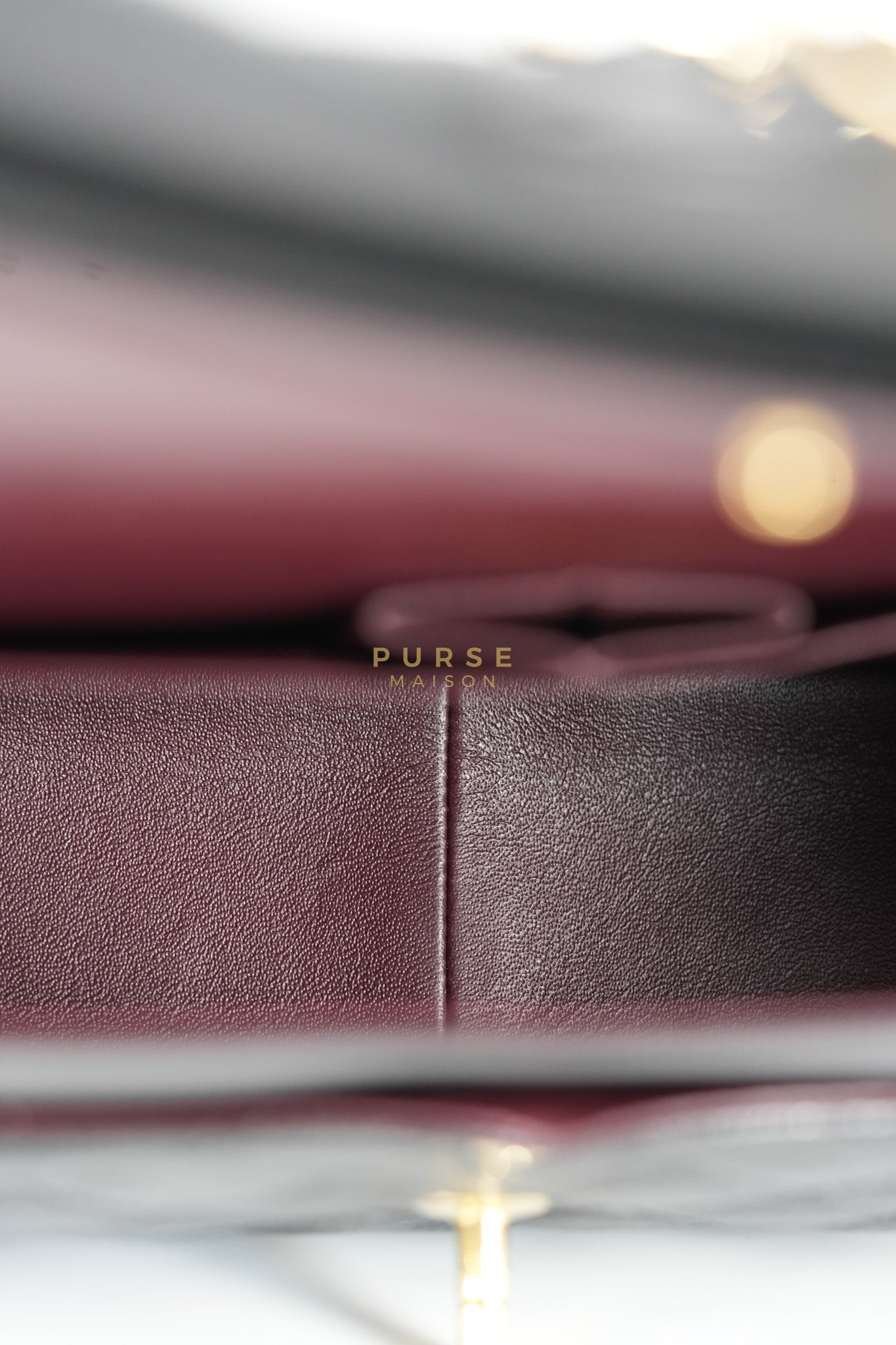 Classic Double Flap Jumbo In Black Caviar Leather & Gold Hardware Series 18 | Purse Maison Luxury Bags Shop