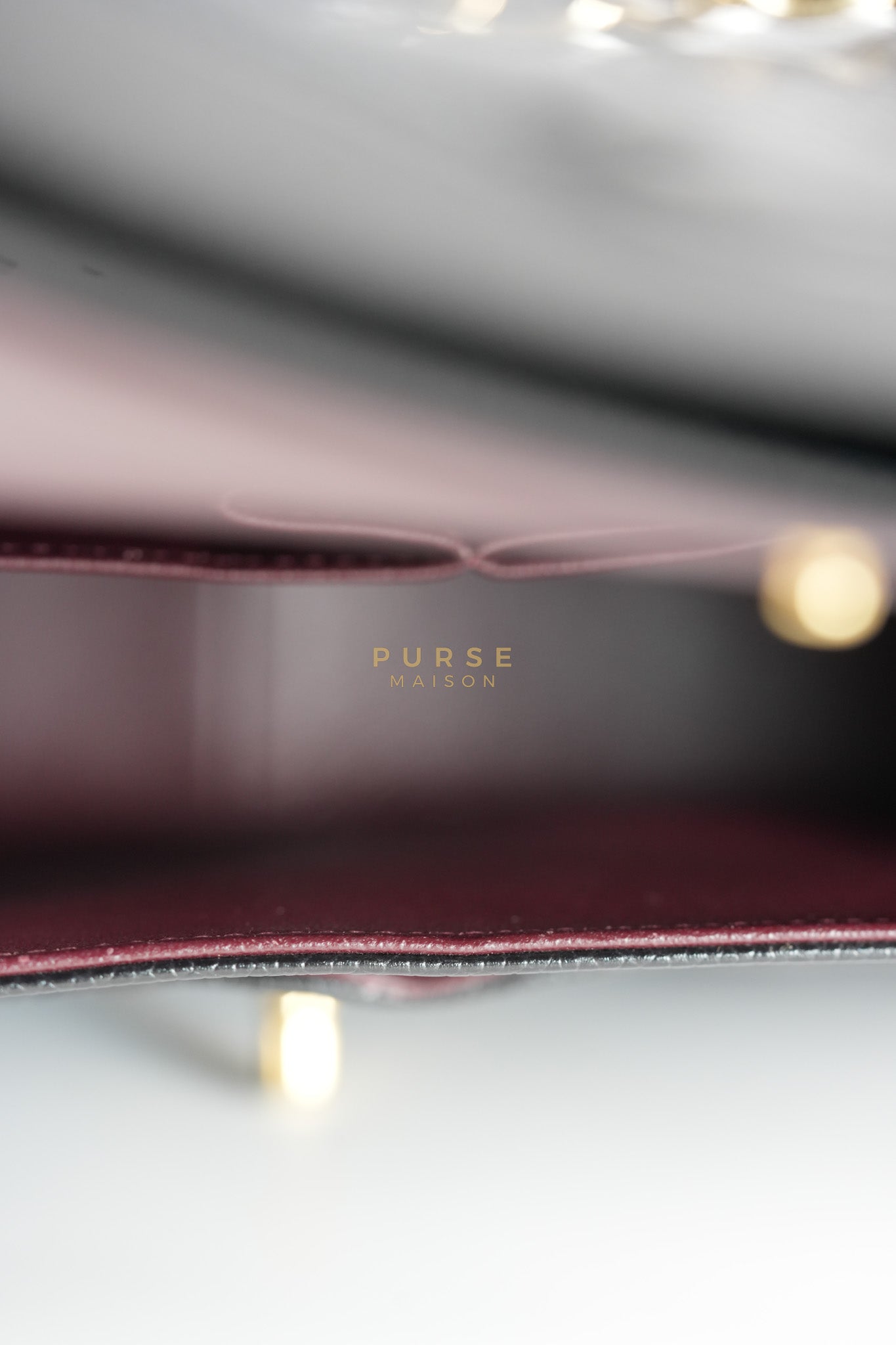 Classic Double Flap Jumbo In Black Caviar Leather & Gold Hardware Series 18 | Purse Maison Luxury Bags Shop