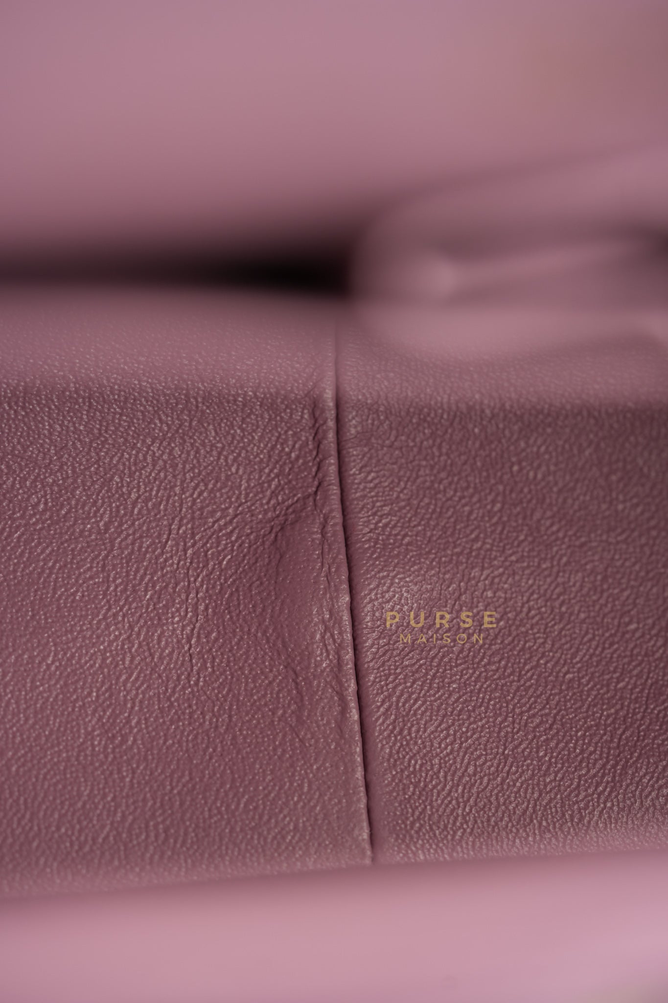 Classic Double Flap Jumbo Mauve Lambskin Leather and Gold Hardware Series 21 | Purse Maison Luxury Bags Shop