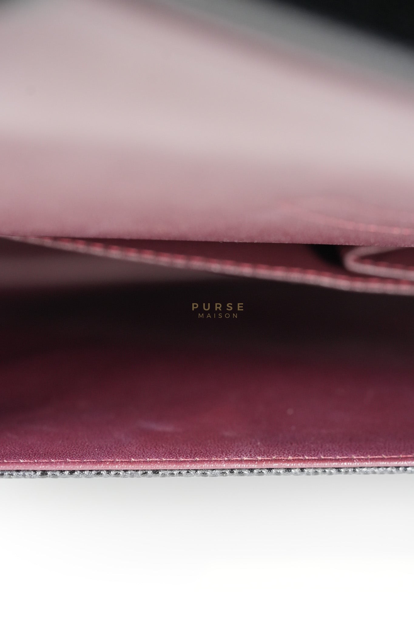 Classic Double Flap Maxi Black Caviar Leather Silver Hardware (Series 17) | Purse Maison Luxury Bags Shop