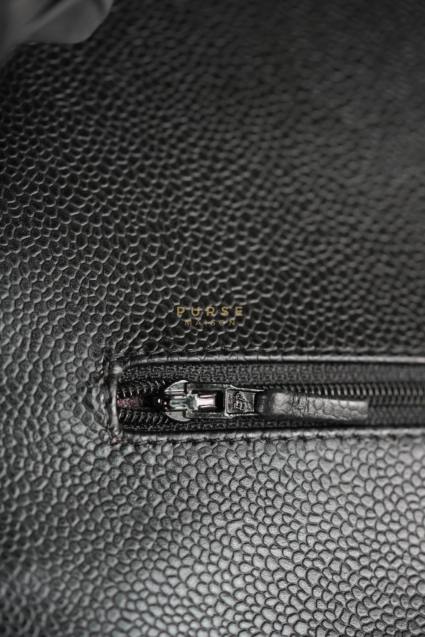 Classic Double Flap Maxi in Black Caviar Leather and Gold Hardware Series 19 | Purse Maison Luxury Bags Shop