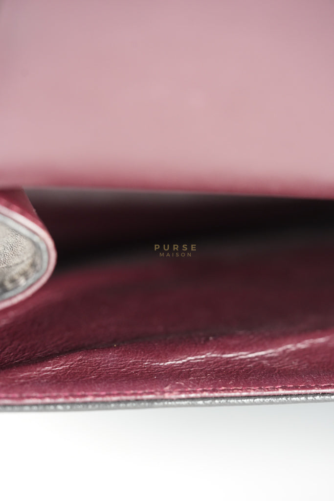 Classic Double Flap Maxi in Black Lambskin Leather and Gold Hardware Series 14 | Purse Maison Luxury Bags Shop