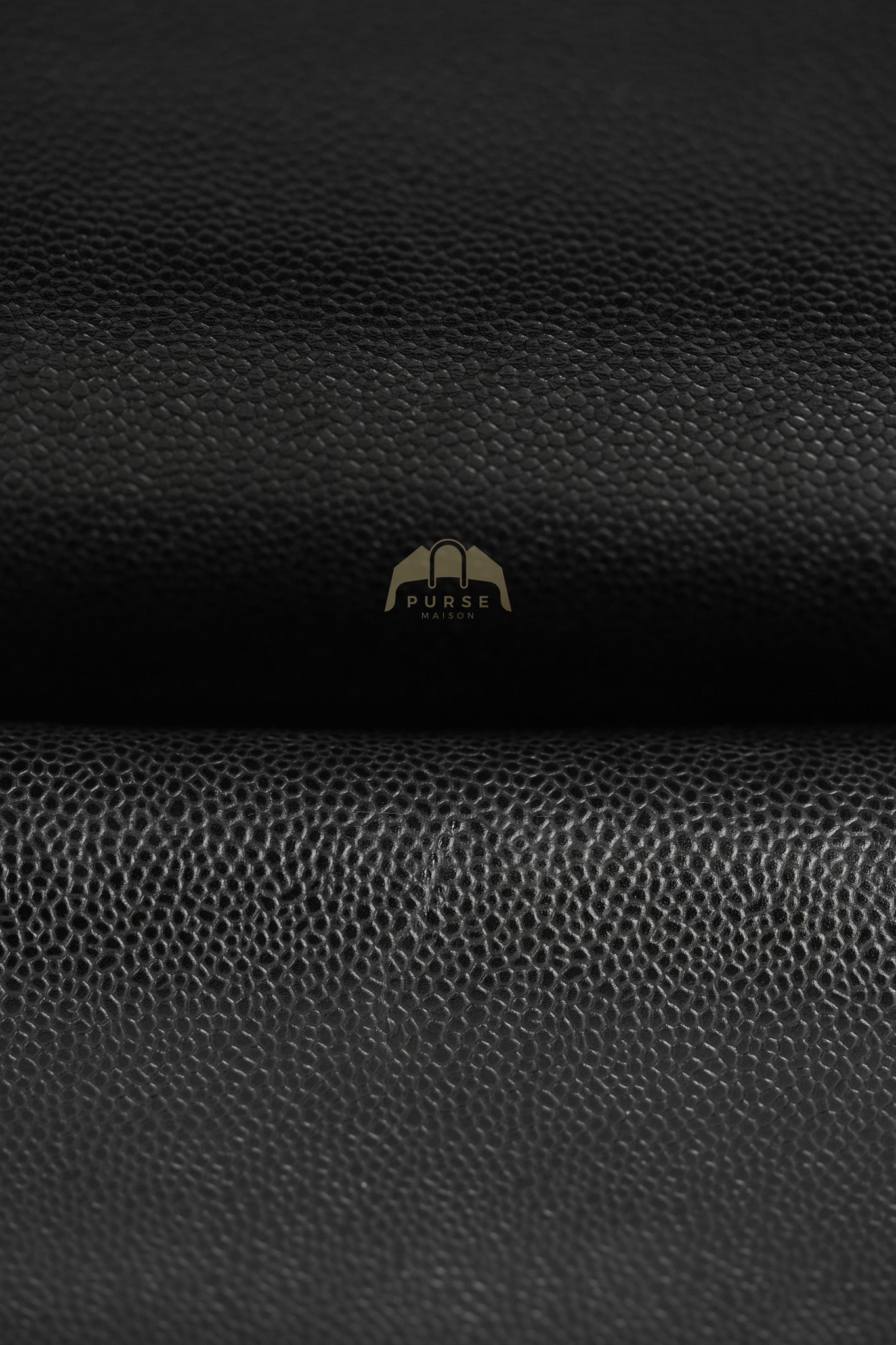 Classic Double Flap Maxi in Black Quilted Caviar Leather & Gold Hardware Series 15 | Purse Maison Luxury Bags Shop