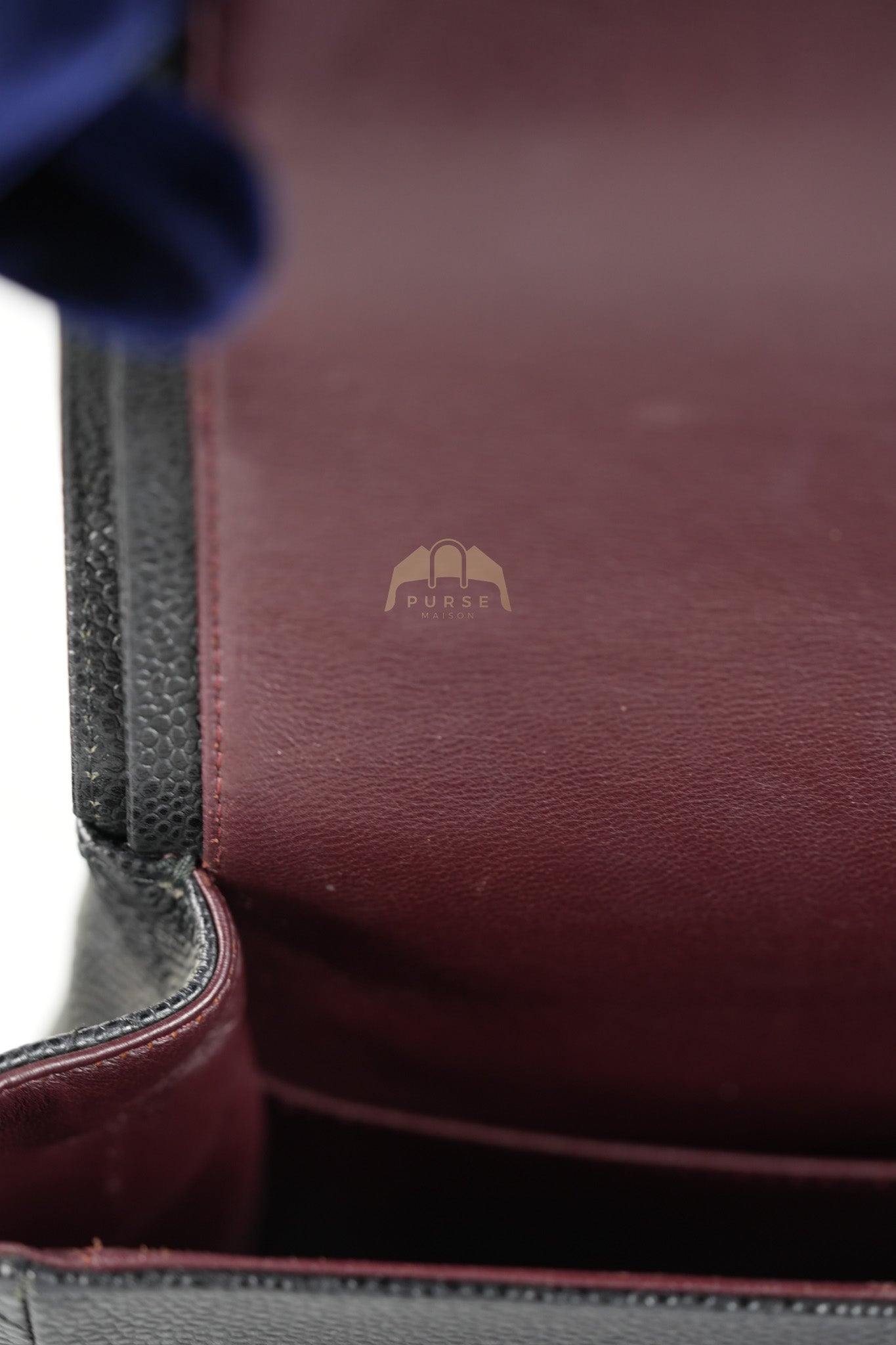 Classic Double Flap Maxi in Black Quilted Caviar Leather & Gold Hardware Series 15 | Purse Maison Luxury Bags Shop