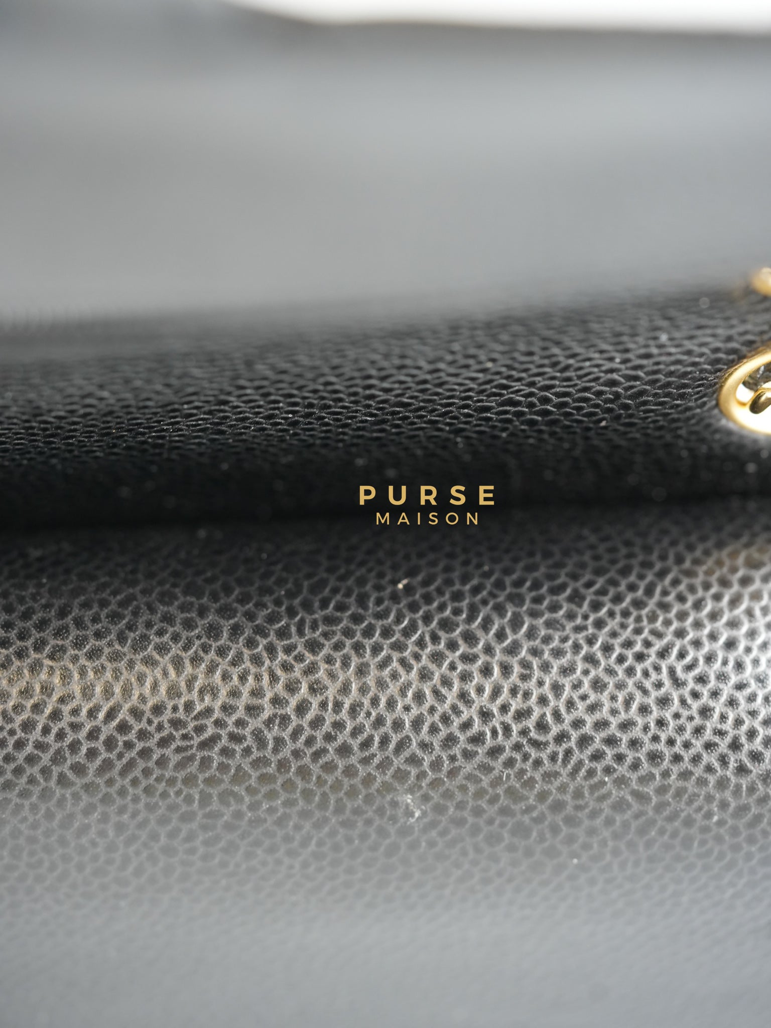 Classic Double Flap Medium Bag in Black Caviar Leather & Gold Hardware Series 21 | Purse Maison Luxury Bags Shop