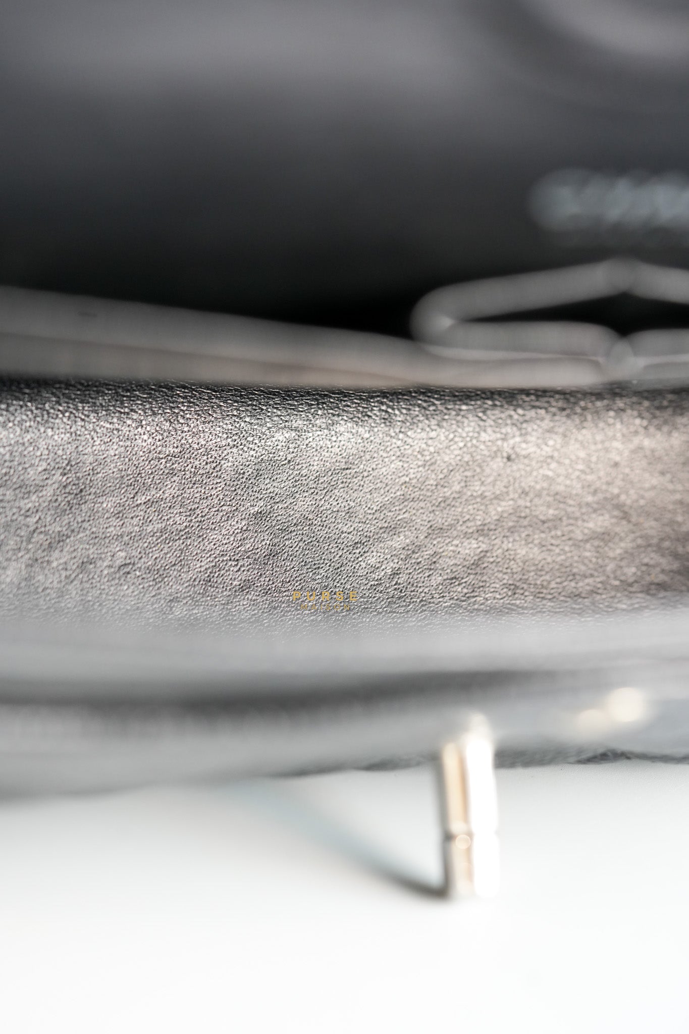 Classic Double Flap Medium Black Caviar Leather & Silver Hardware (Series 11) | Purse Maison Luxury Bags Shop