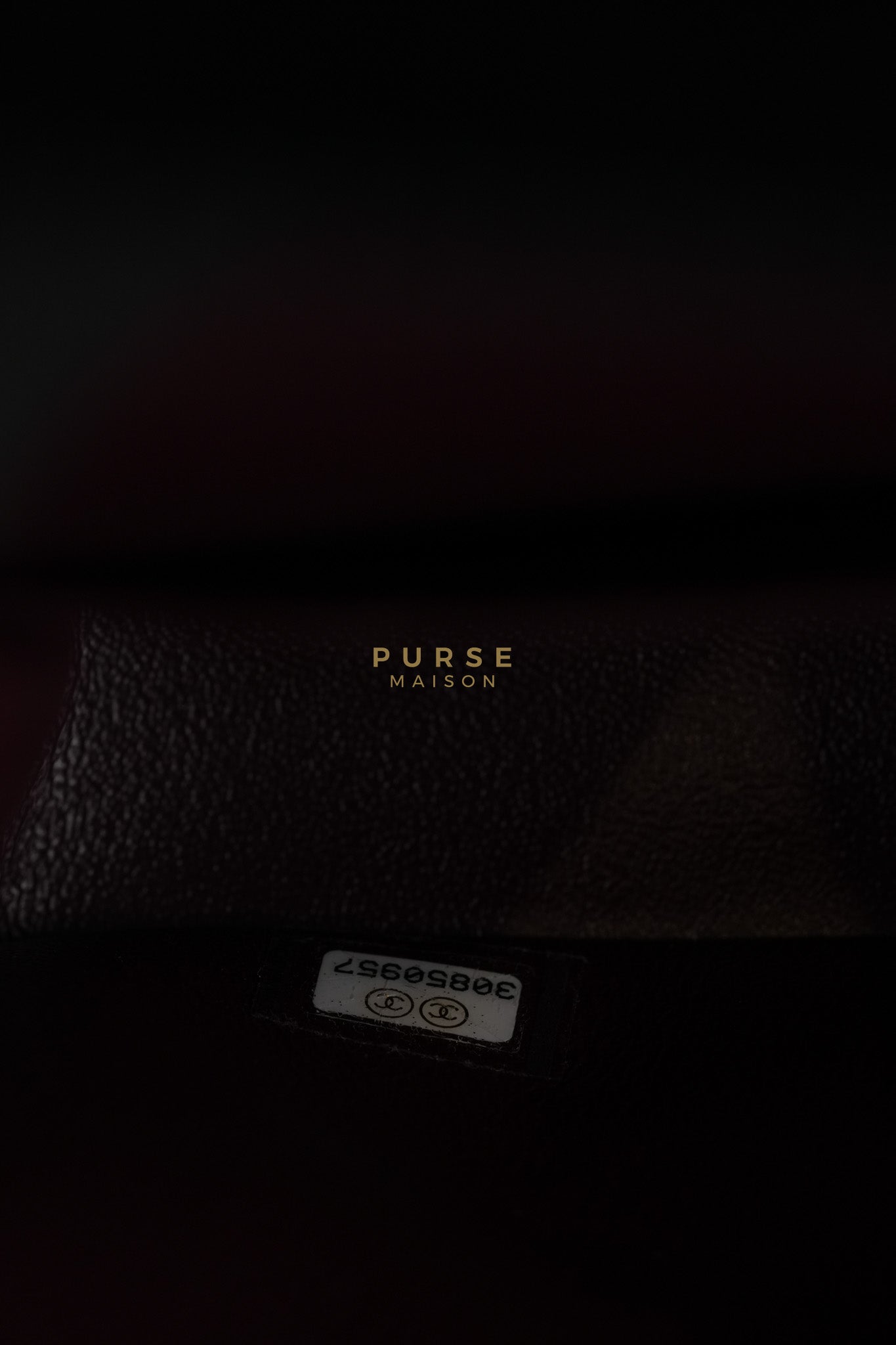 Classic Double Flap Medium Black in Quilted Caviar Leather and Gold Hardware Series 30 | Purse Maison Luxury Bags Shop