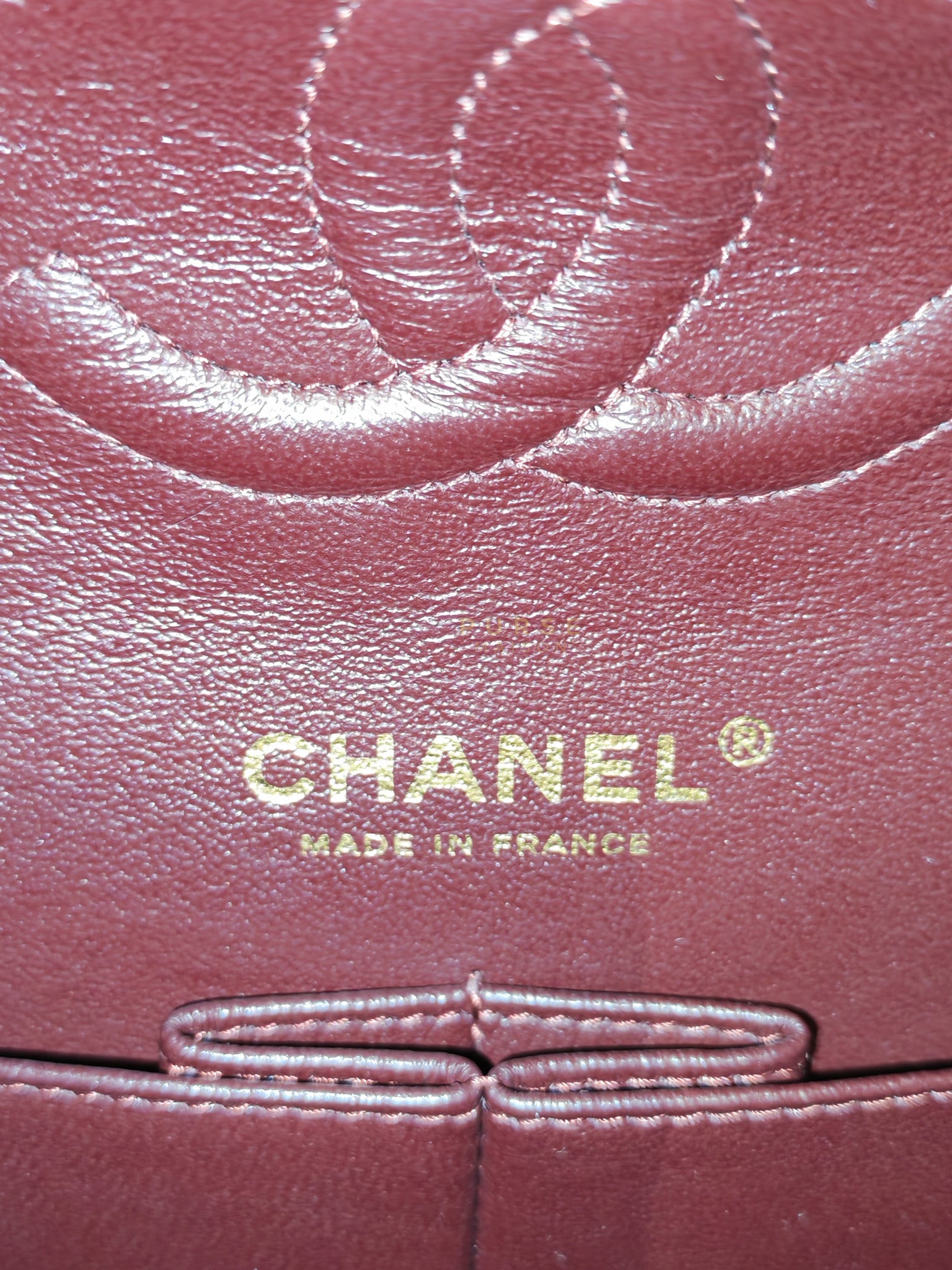 Classic Double Flap Medium in Black Caviar Gold Hardware (Series 20) | Purse Maison Luxury Bags Shop