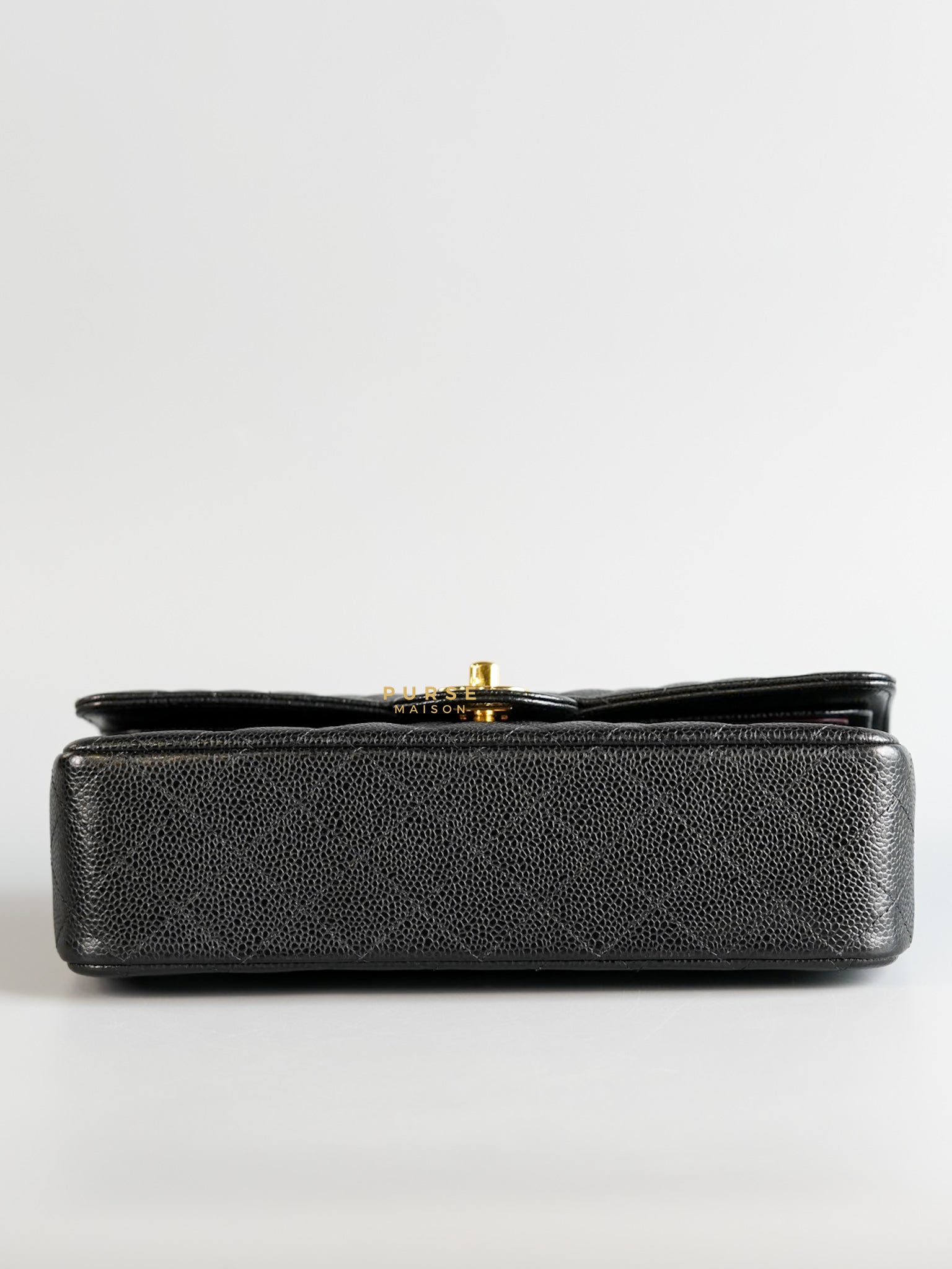 Classic Double Flap Medium in Black Caviar & Gold Hardware Series 28 | Purse Maison Luxury Bags Shop