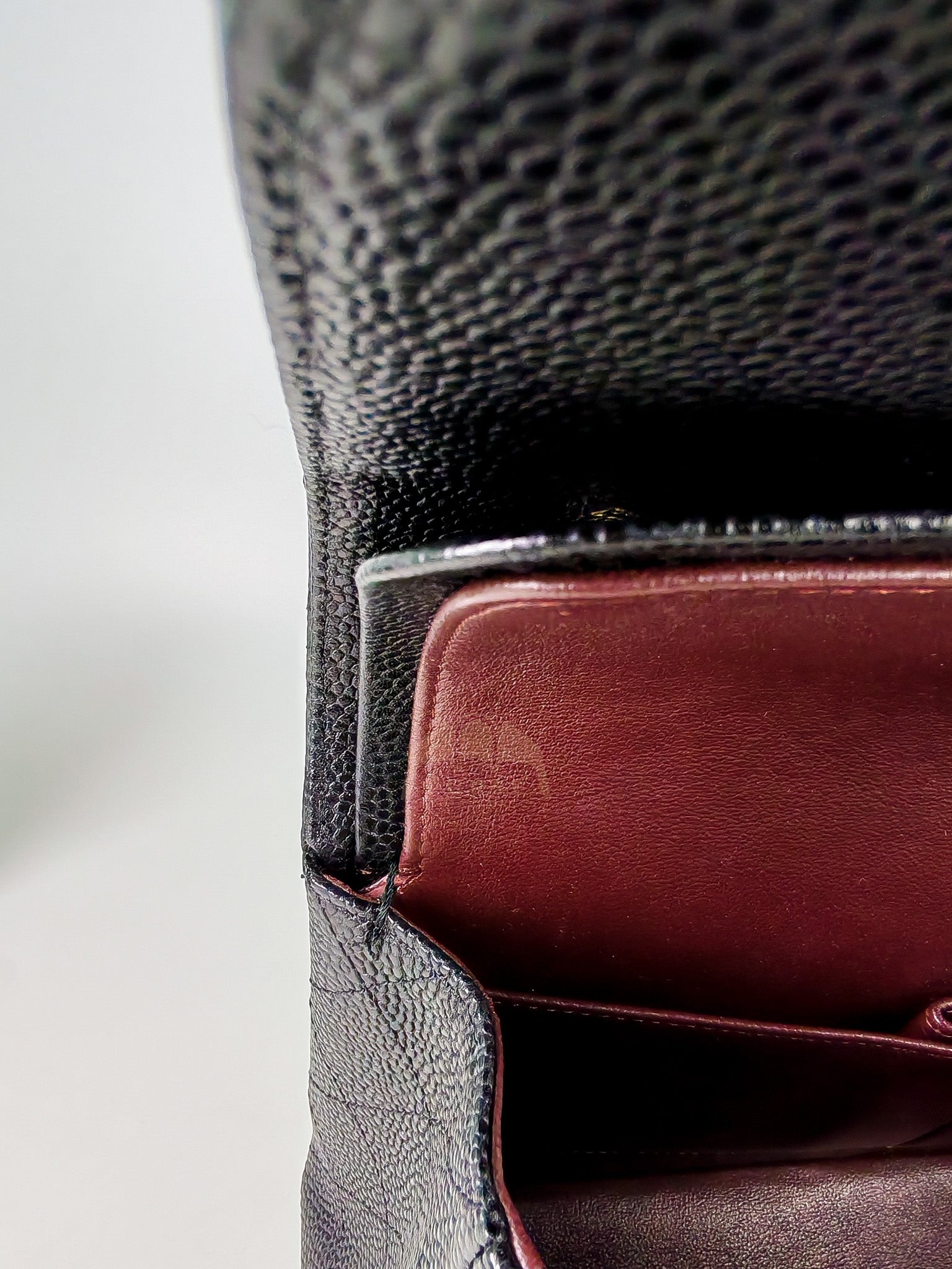 Classic Double Flap Medium in Black Caviar Leather and Gold Hardware Series 20 | Purse Maison Luxury Bags Shop