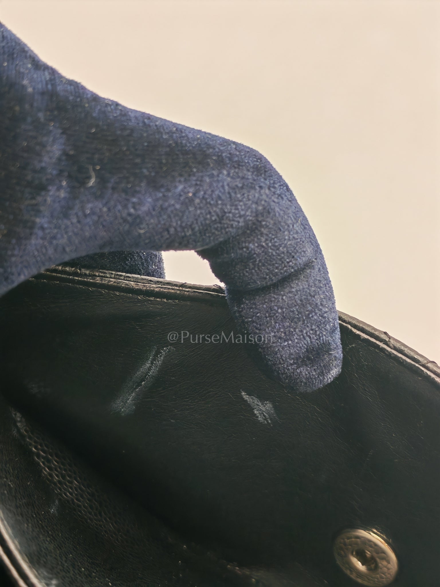 Classic Double Flap Medium in Black Caviar Leather and Silver Hardware Series 12 | Purse Maison Luxury Bags Shop